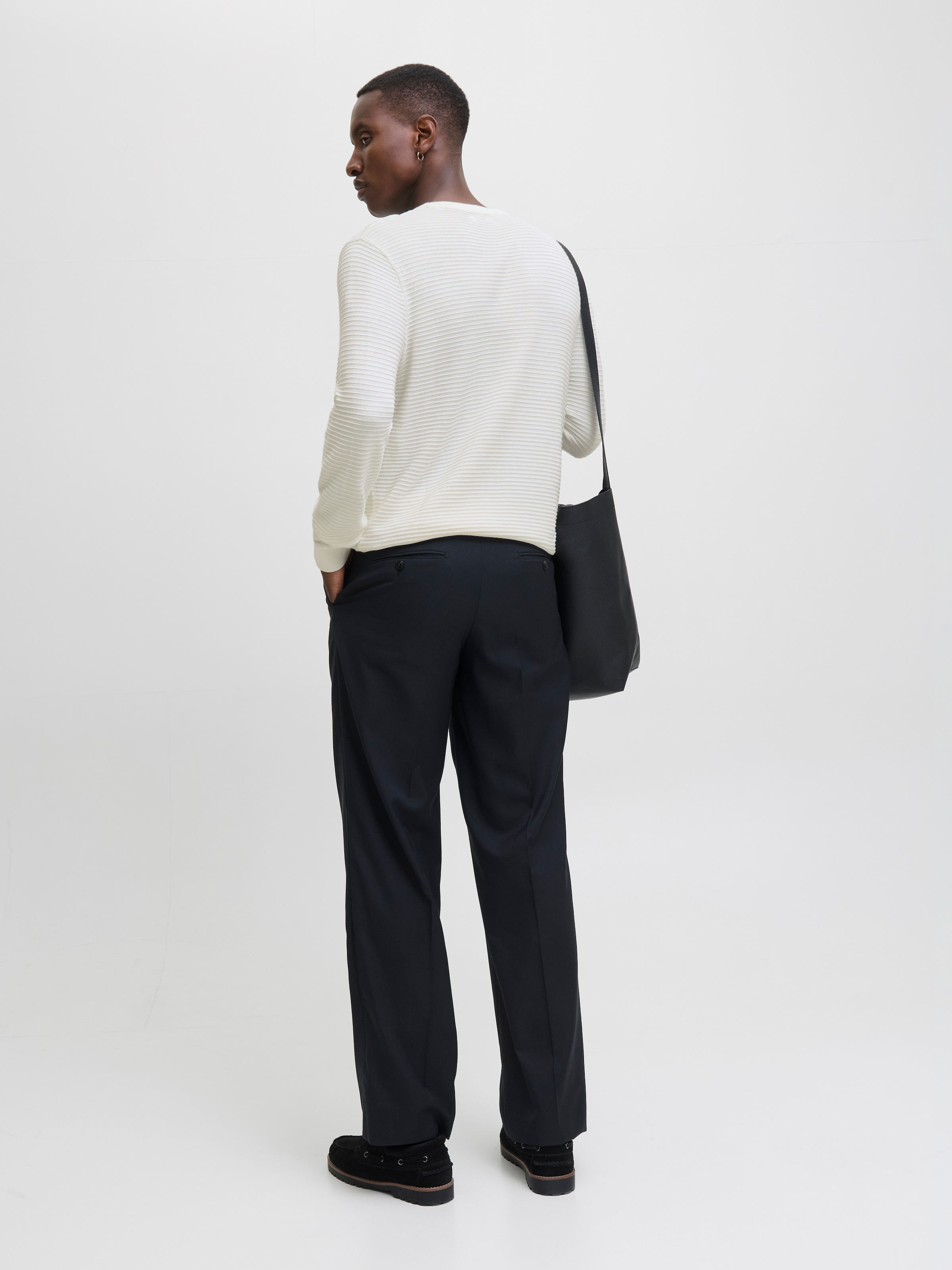 Jack & Jones Rundhalspullover »JJOTTO KNIT CREW NECK AW25«