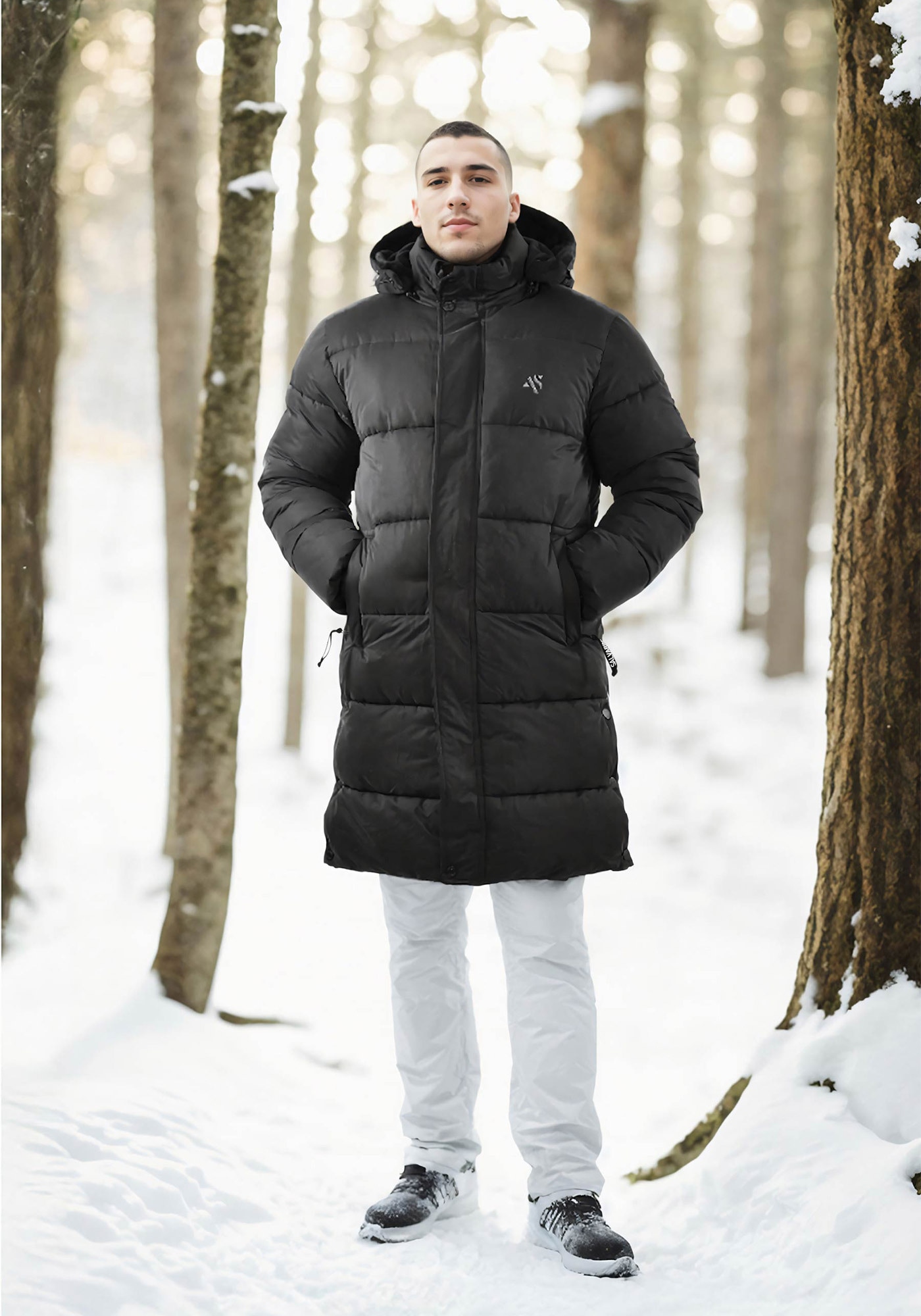 Winterjacke »Alessandro Salvarini Herren Winter Parka gesteppt AS425«