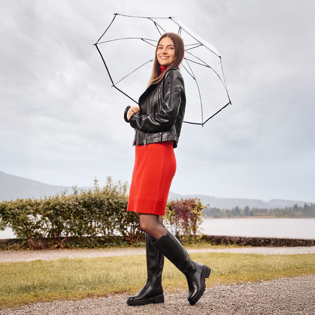 MARCO TOZZI Stiefel  , Blockabsatz, Langschaftstiefel mit Feel me Dämpfung