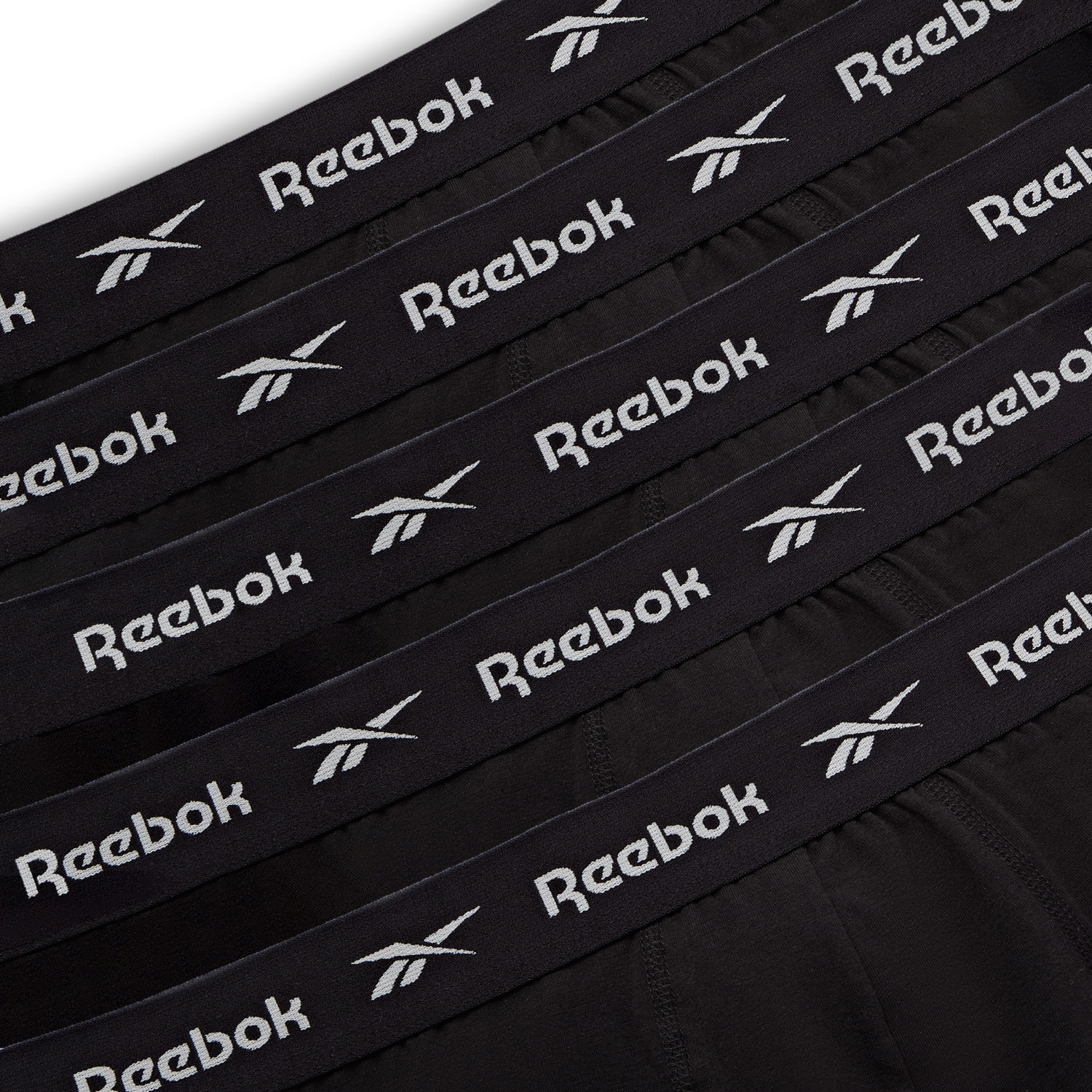 Reebok Trunk »BOYES« 5er Pack,  basic, bequem, atmungsaktiv, mit Logo, breiter Bund, Baumwollmix