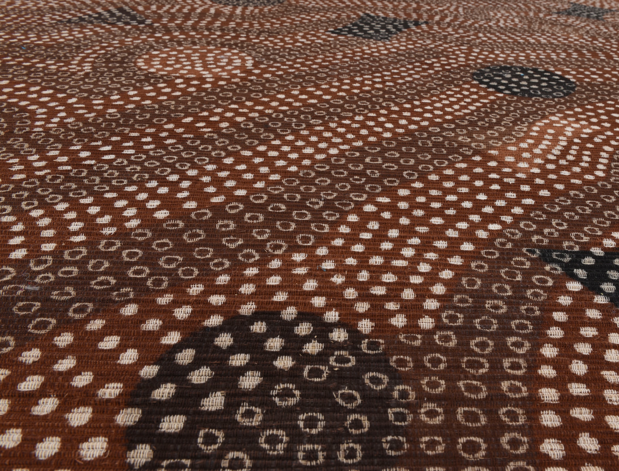 DIE HAUSKUNST Teppich »Dakan« rechteckig 4 mm Höhe Flachgewebe, handgewebt, mit Fransen