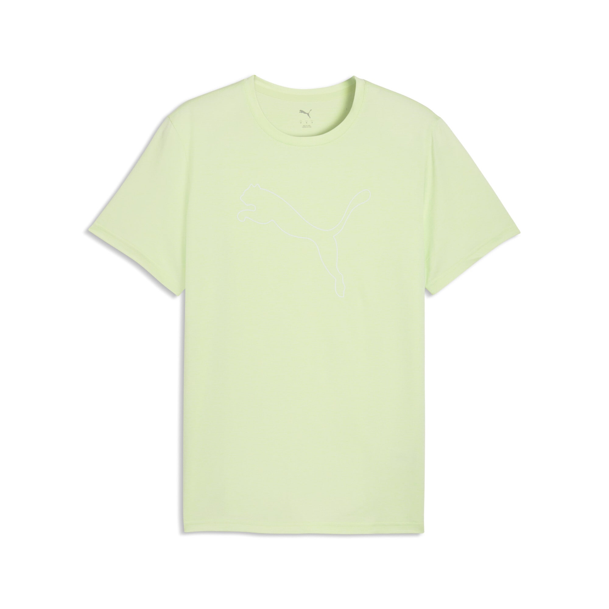 PUMA Trainingsshirt »M TAD ESSENTIAL HEATHER CAT TEE (CF LARGE CAT)« mit Rundhalsausschnitt, mit Kurzarm, für sportliche Aktivitäten