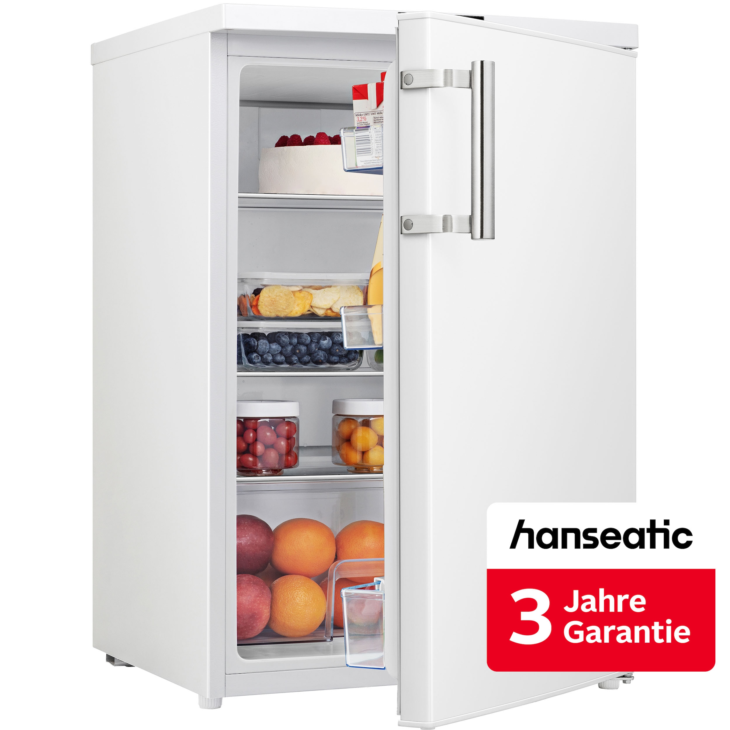 Hanseatic Kühlschrank "HKS8555DW" 84,5 cm hoch 56 cm breit inkl. 3 Jahre Herstellergarantie