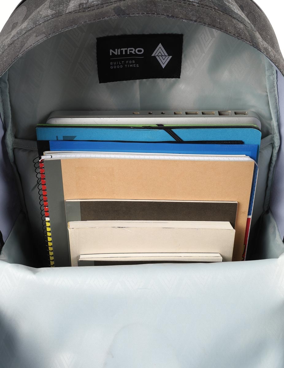 NITRO Freizeitrucksack »Urban plus, forged kaufen mit camo«, Rechnung Zoll 15 auf Laptopfach