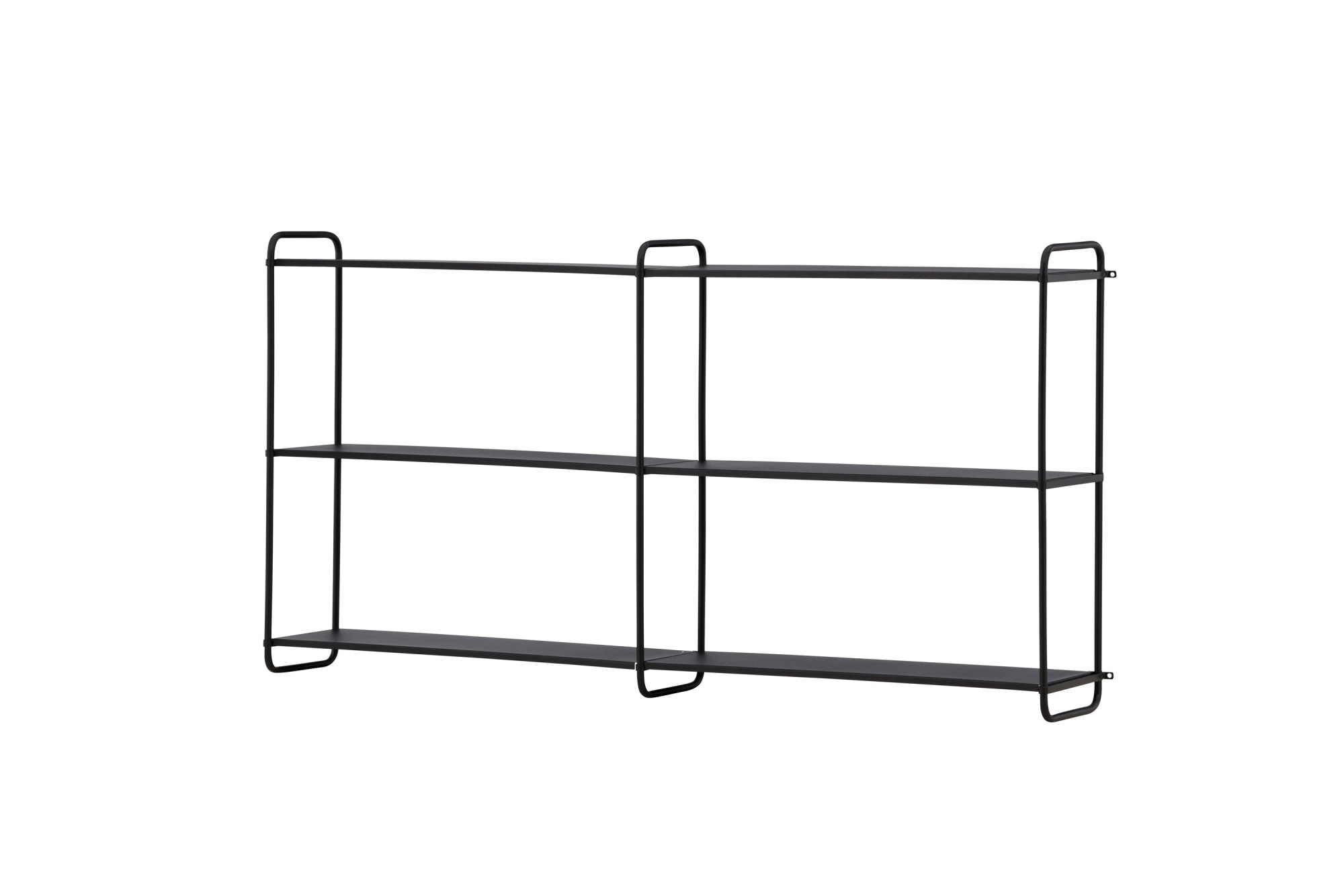Venture Home Regal »Lyon, Wandregal, langes Format, Breite 122 cm« Hängeregal, Pulverbeschichtung, schlank, anspruchsvoll, vielseitig