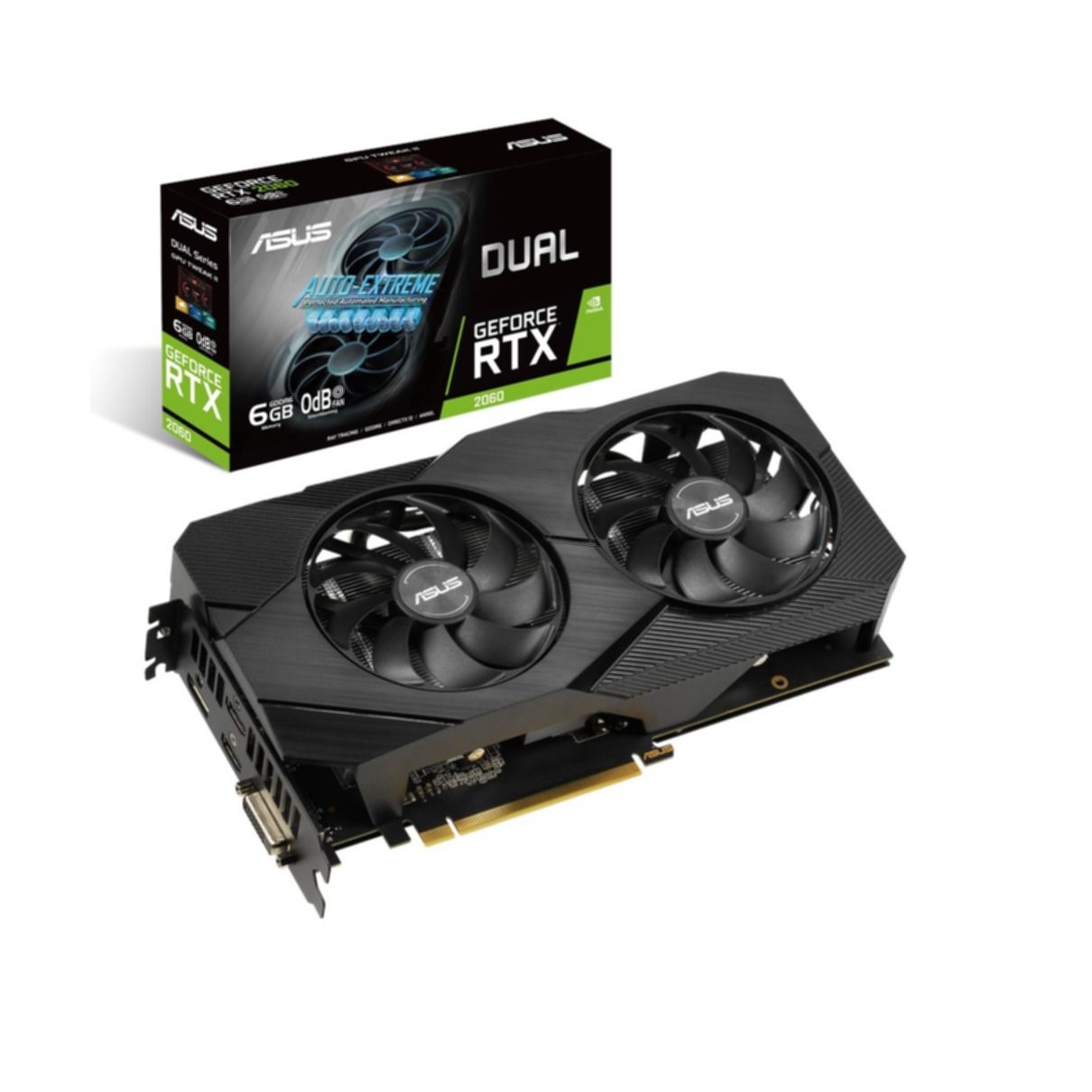 Asus Grafikkarte »GeForce RTX 2060 DUAL-RTX2060-6G-EVO«, 6 GB, GDDR6, axial-tech Fan,... kaufen
