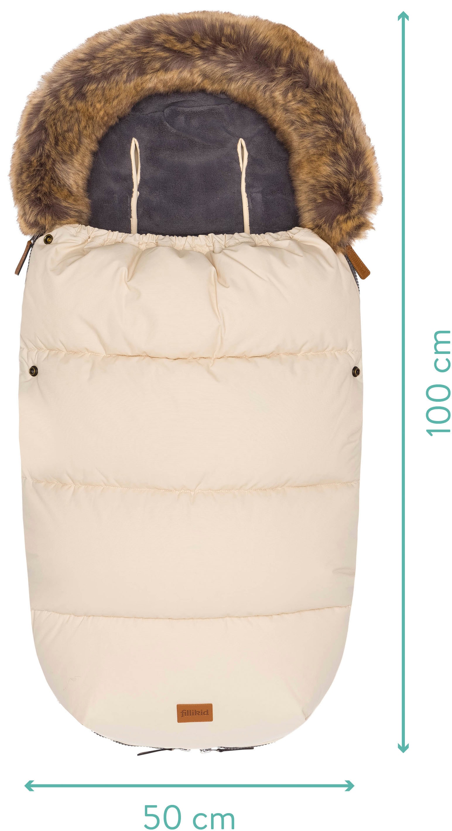 Fillikid Fußsack »Manaslu Winterfußsack, ivory«