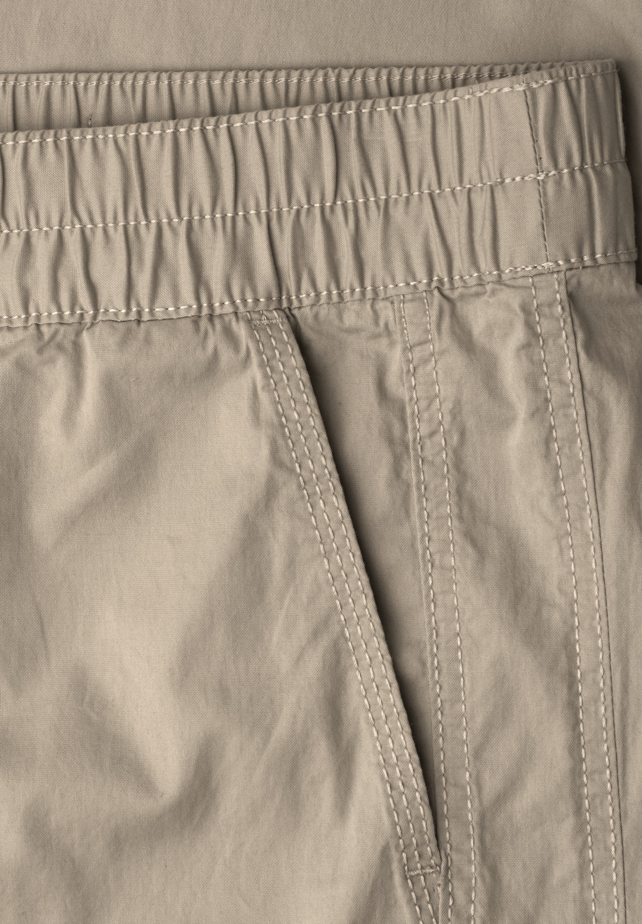 STREET ONE Paperbag-Hose  mit elastischem Bund