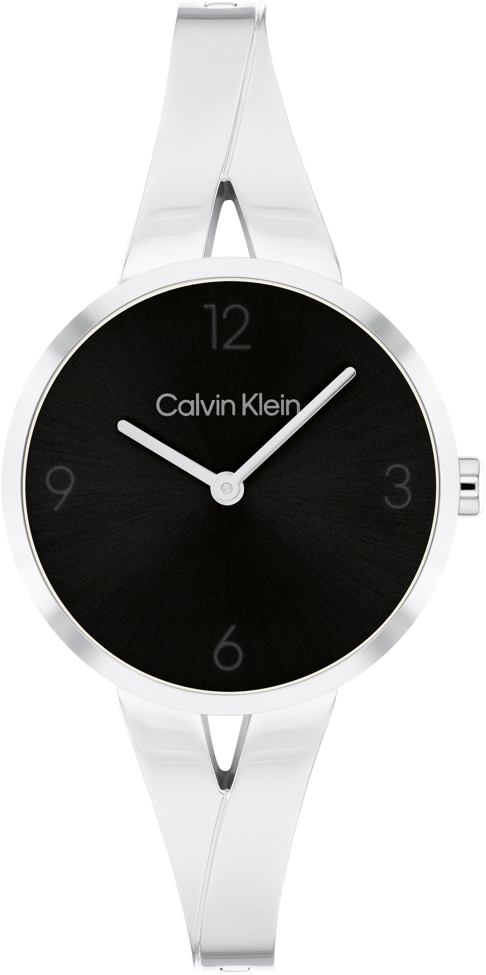 Calvin Klein Quarzuhr »SCULPTURAL«, Armbanduhr, Damenuhr, Mineralglas, IP-Beschichtung