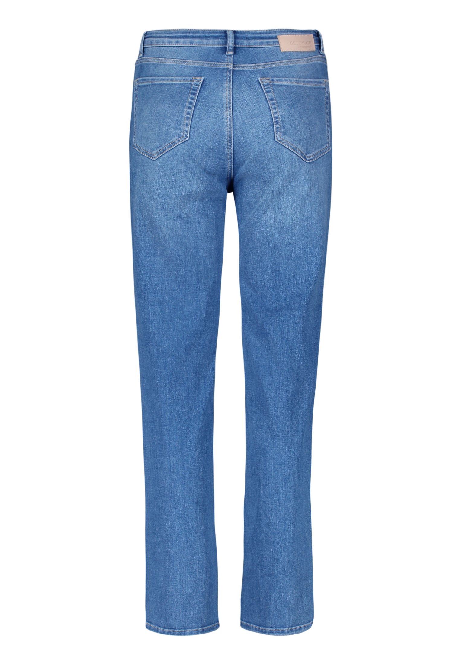 Betty&Co Taillenhose »High Waisted-Jeans mit Perlen«