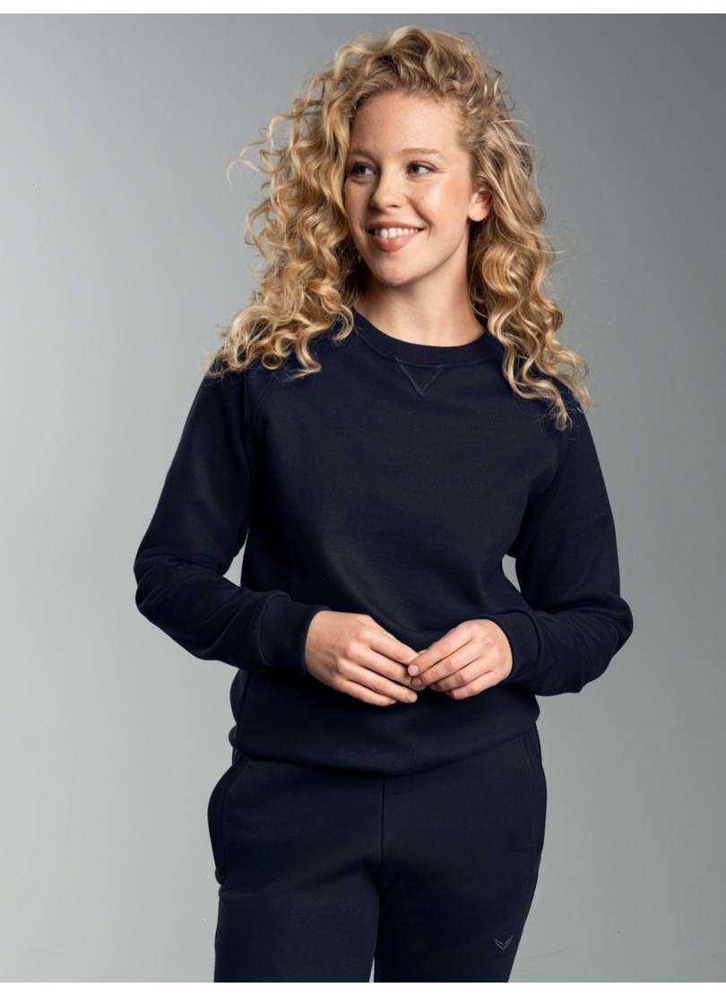 Trigema Sweatshirt »TRIGEMA Sweatshirt mit angerauter Innenseite«
