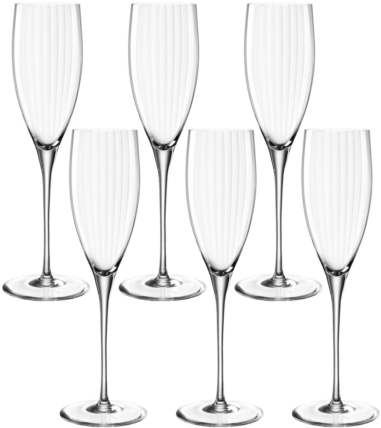 LEONARDO Sektglas »POESIA«, (Set, 6 tlg.), 250 ml, 6-teilig