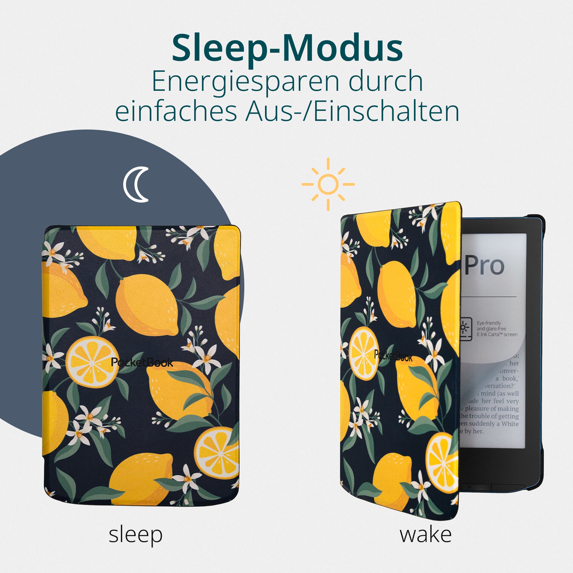 PocketBook E-Reader-Hülle »Shell Cover 6 für Verse, Verse Pro & Verse Pro Color« 15,2 cm (6 Zoll) Backcover, Schutzhülle, Book Cover, Case, Schutzcase, stoßfest