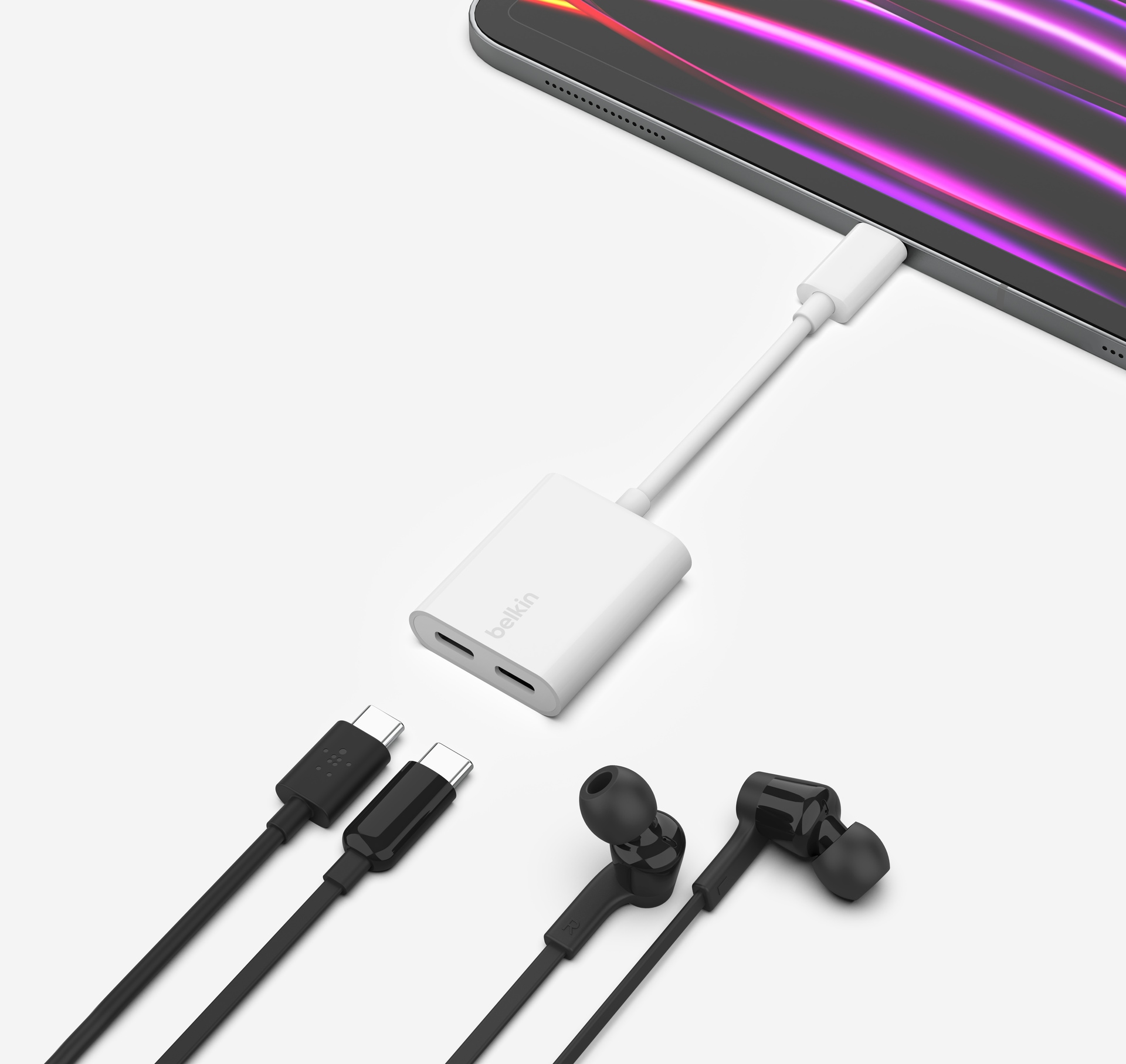 Belkin Audio-Adapter »RockStar USB-C Audio- und Ladeadapter«