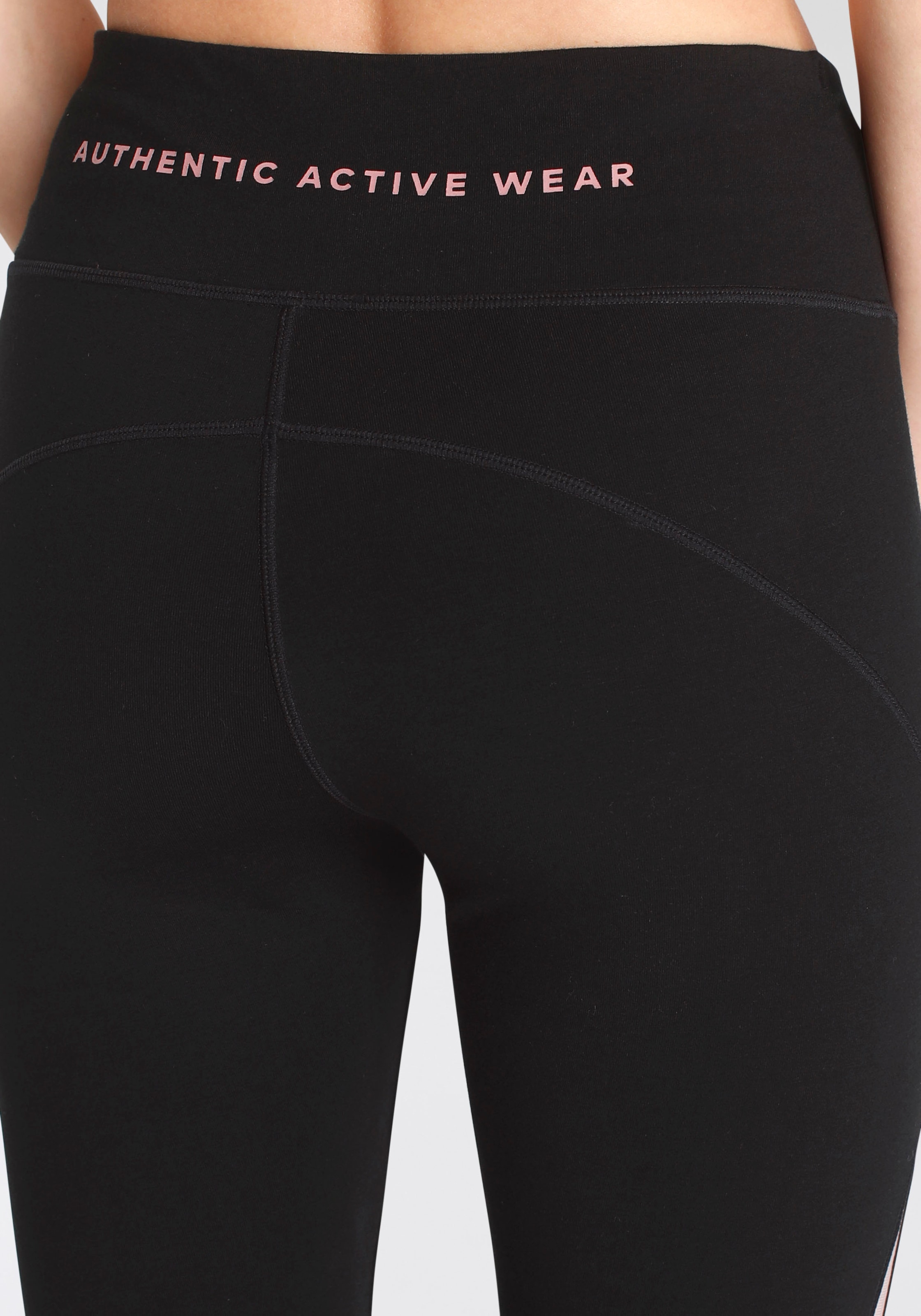 Vivance active Funktionsleggings, Sportleggings mit breitem Komfortbund
