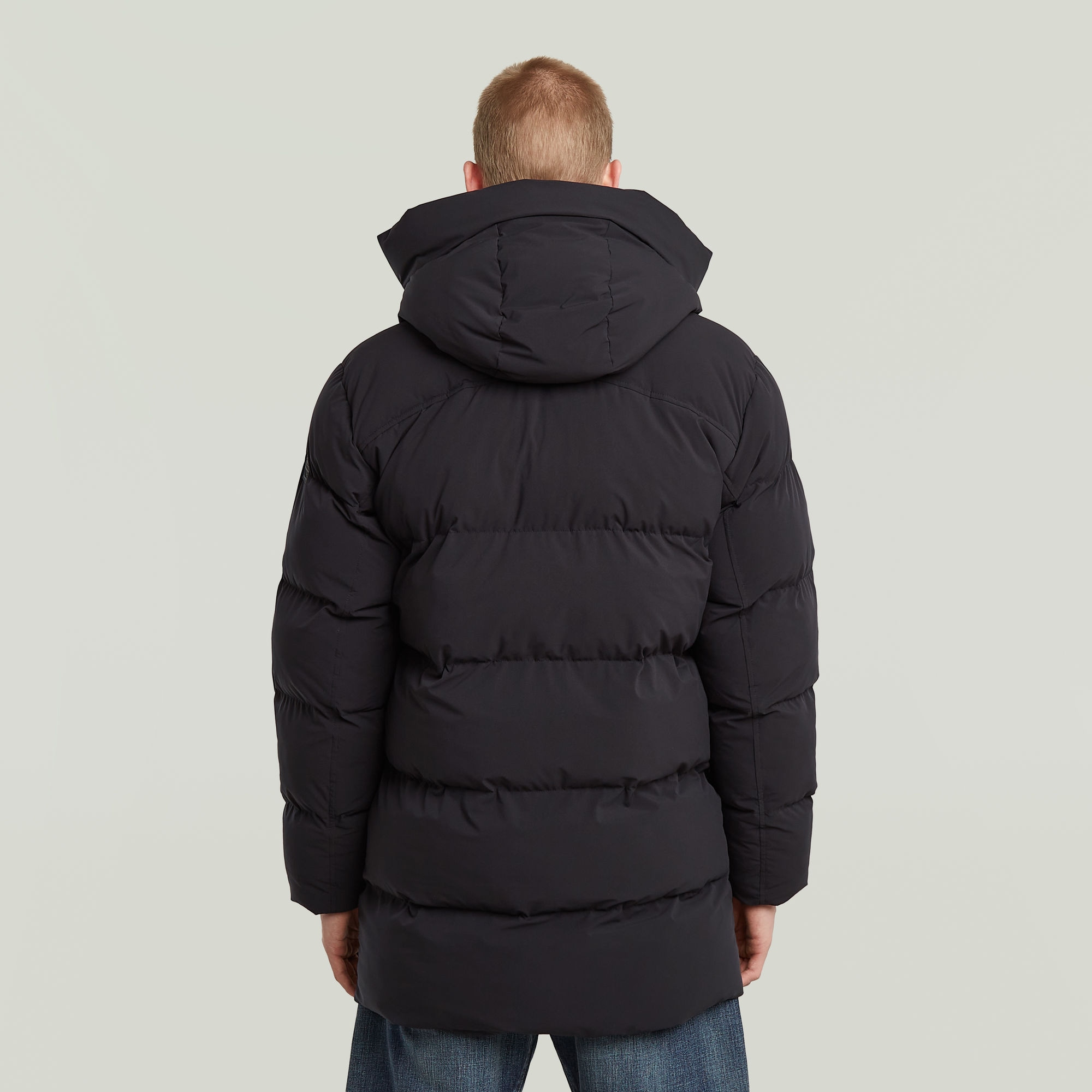 G-STAR Parka »G-Whistler Padded Hooded 2.0«, mit Kapuze, mit Stehkragen, abnehmbare Kapuze