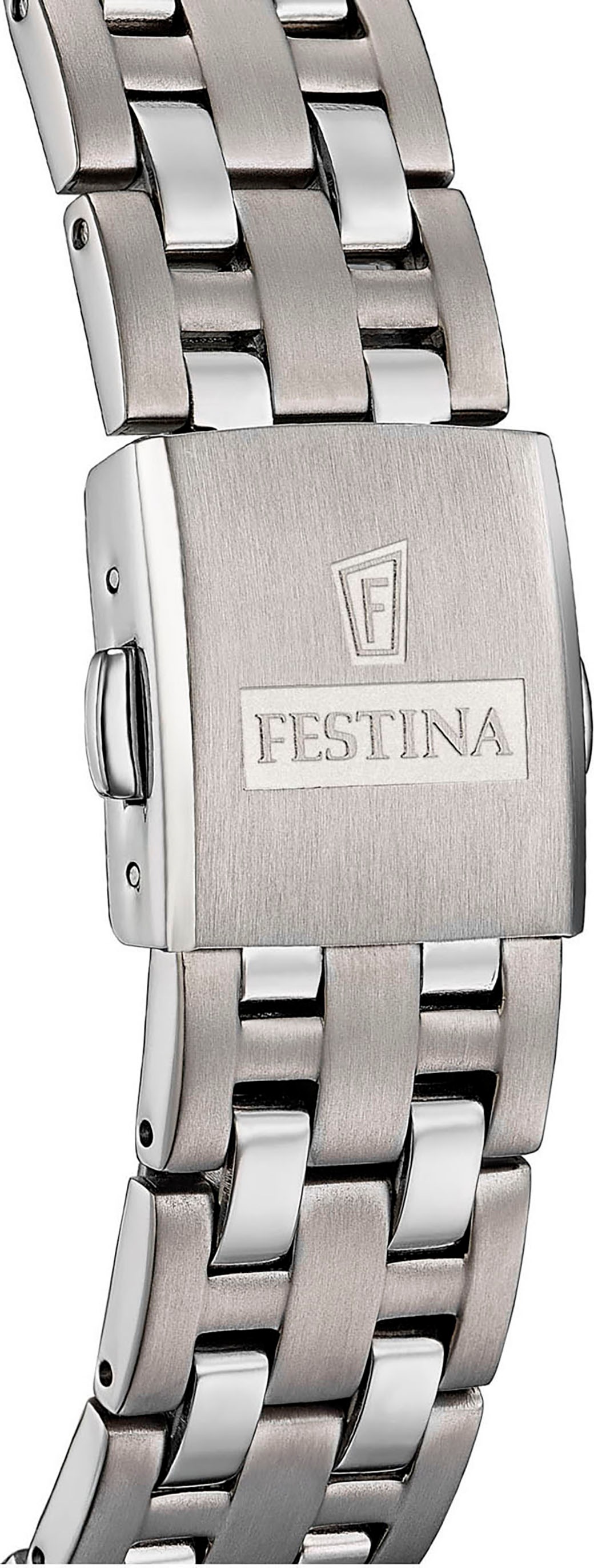 Festina Quarzuhr »Calendario Titanium« Armbanduhr, Herrenuhr, analog, Tag