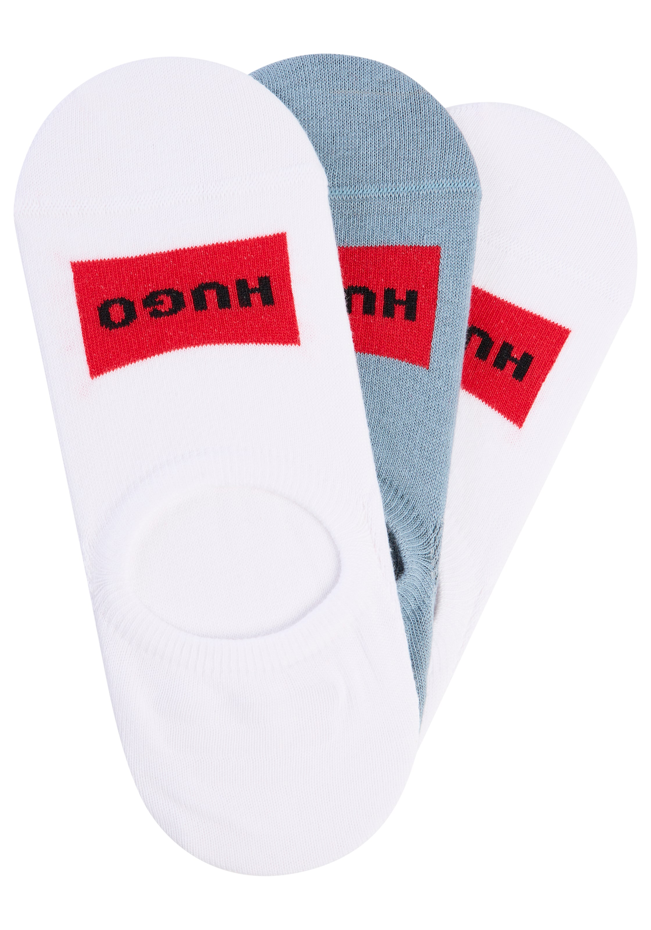 HUGO Underwear Freizeitsocken »3P LC LABEL CC« Packung, 3 Paar tlg. mit Logostickerei