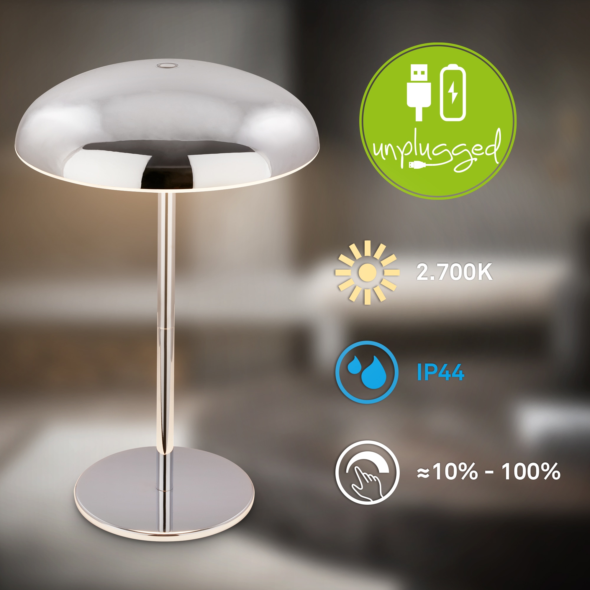 Briloner Leuchten LED Außen-Tischleuchte »CAXA 7573018«