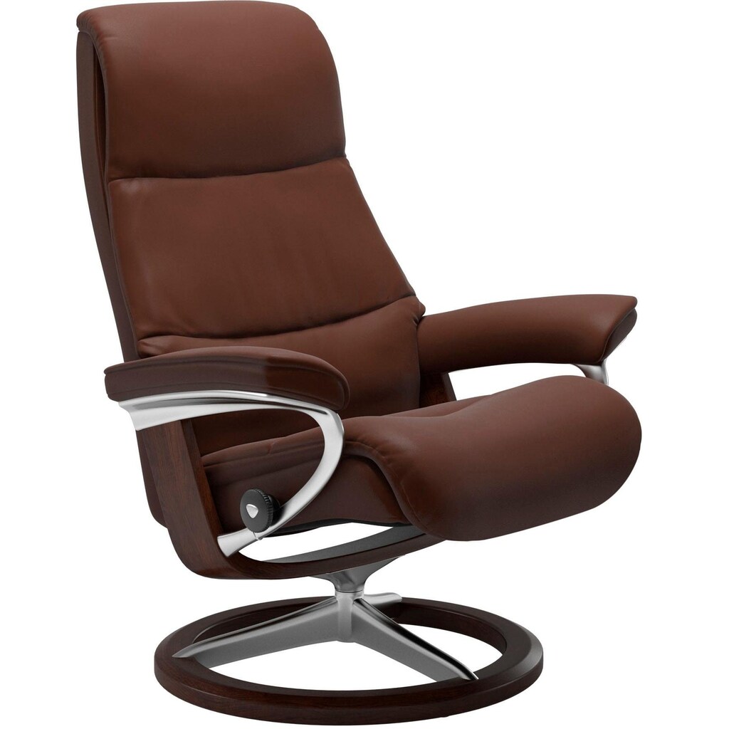 Stressless® Relaxsessel »View«, mit Signature Base, Größe M,Gestell Braun