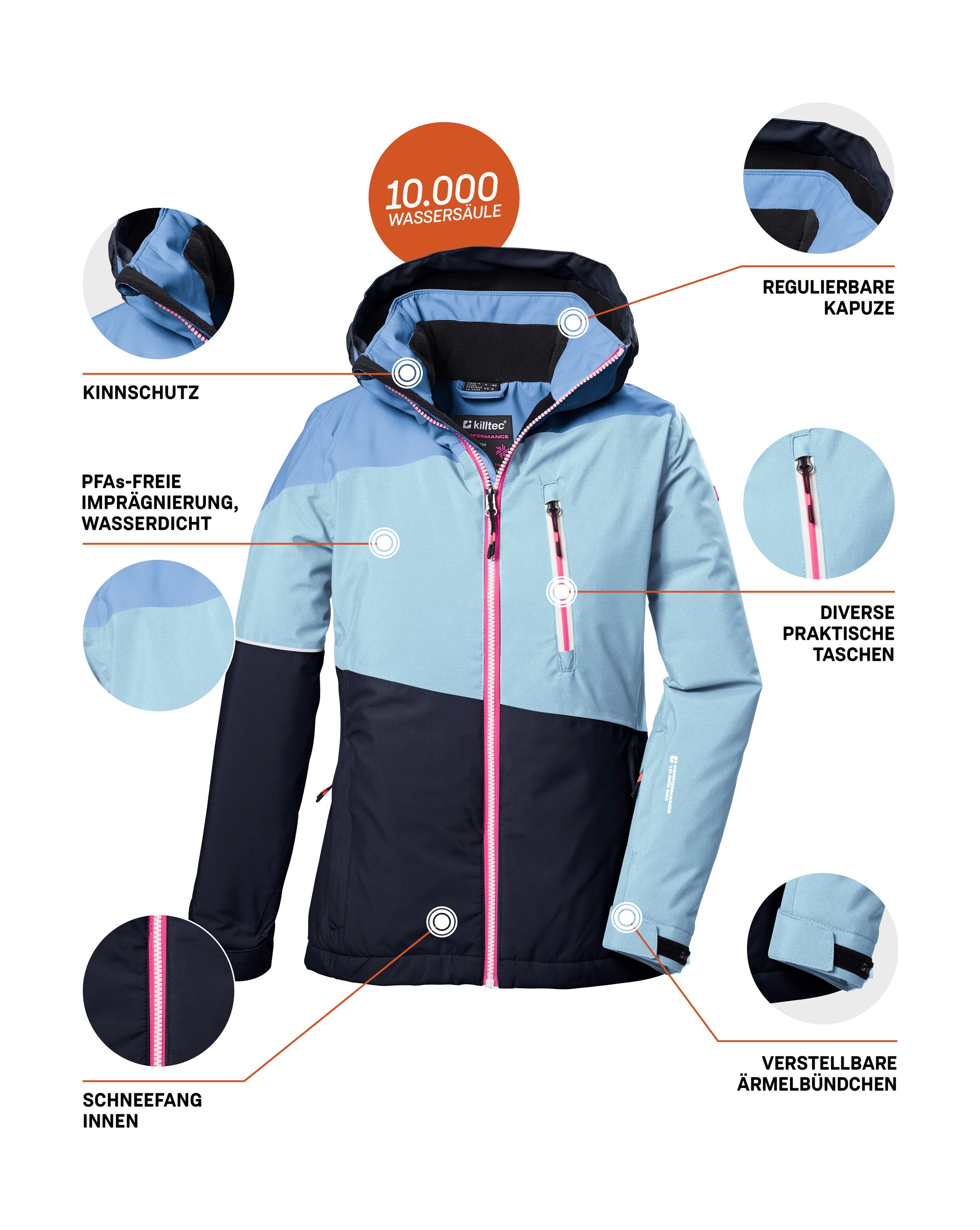 Killtec Skijacke »KSW 331 GRLS SKI JCKT«