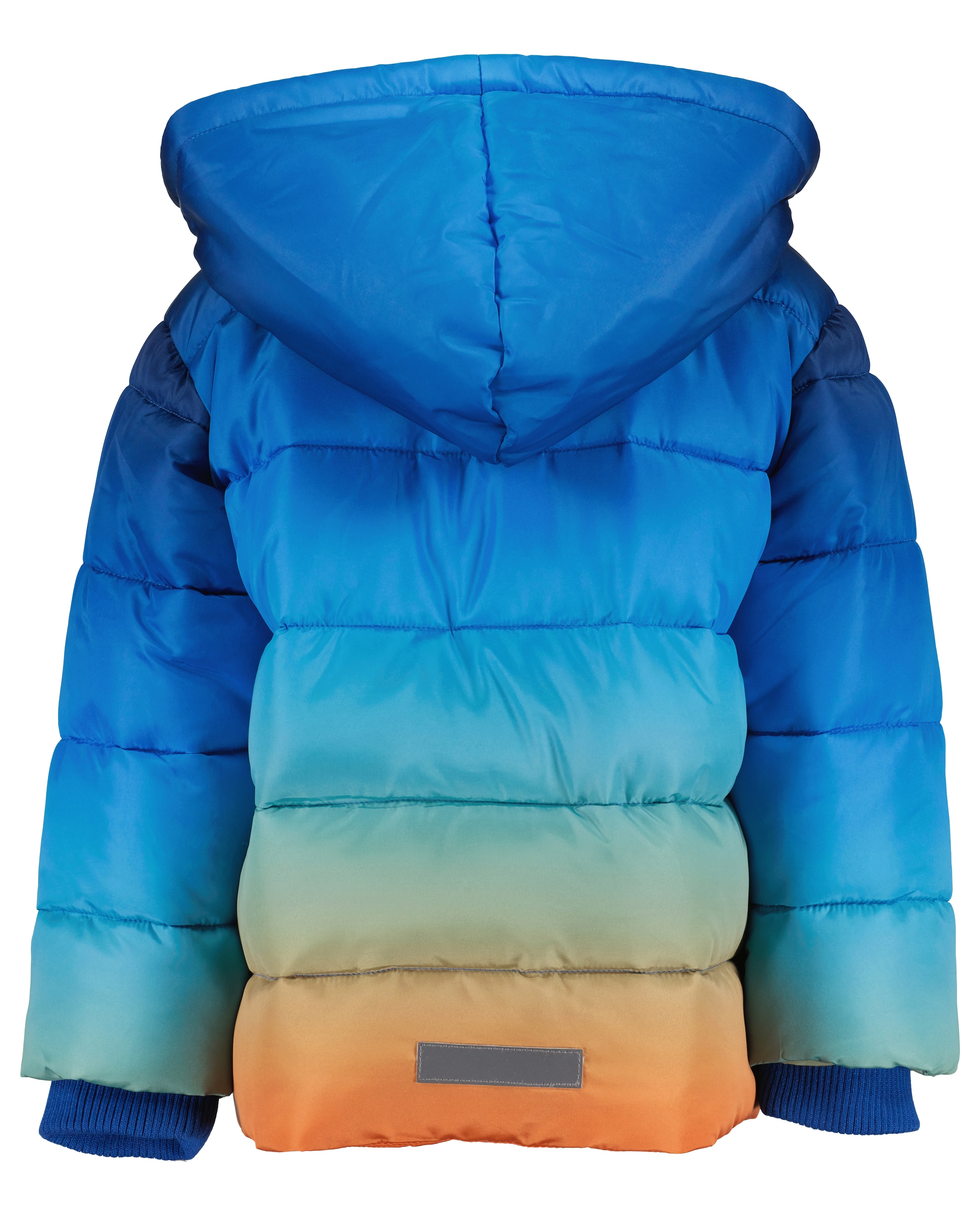 Blue Seven Steppjacke, mit Kapuze, toller Farbverlauf, abnehmbarer Kapuze, teilweise mit Fleecefutter