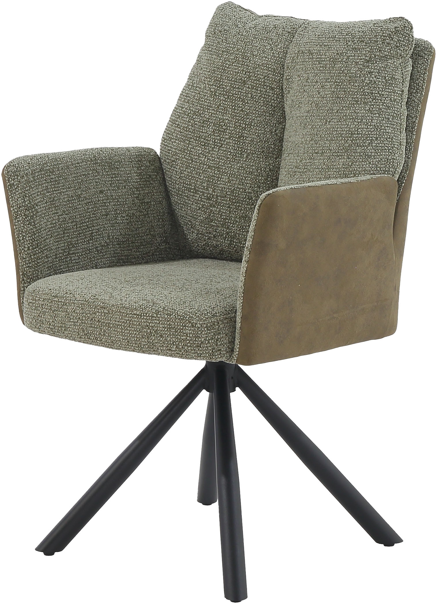 Jockenhöfer Gruppe Drehstuhl »Shelby« (Set) 2 Stk.4-Fuss-Stuhl, inklusive Drehfunktion (360°), Taschenfederkern, Griff