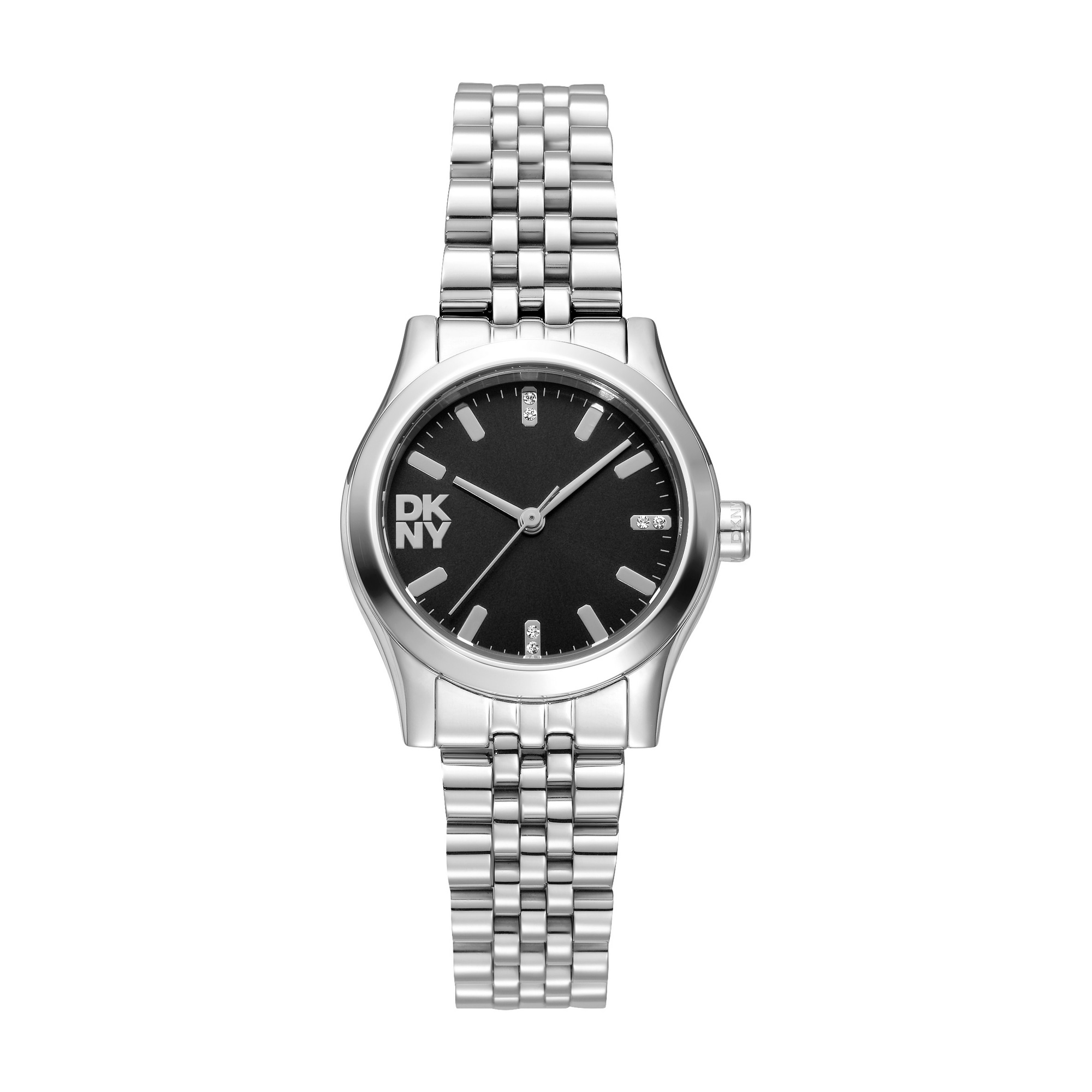DKNY Quarzuhr »Essentials Watch« Armbanduhr, Damenuhr, Edelstahlarmband, analog