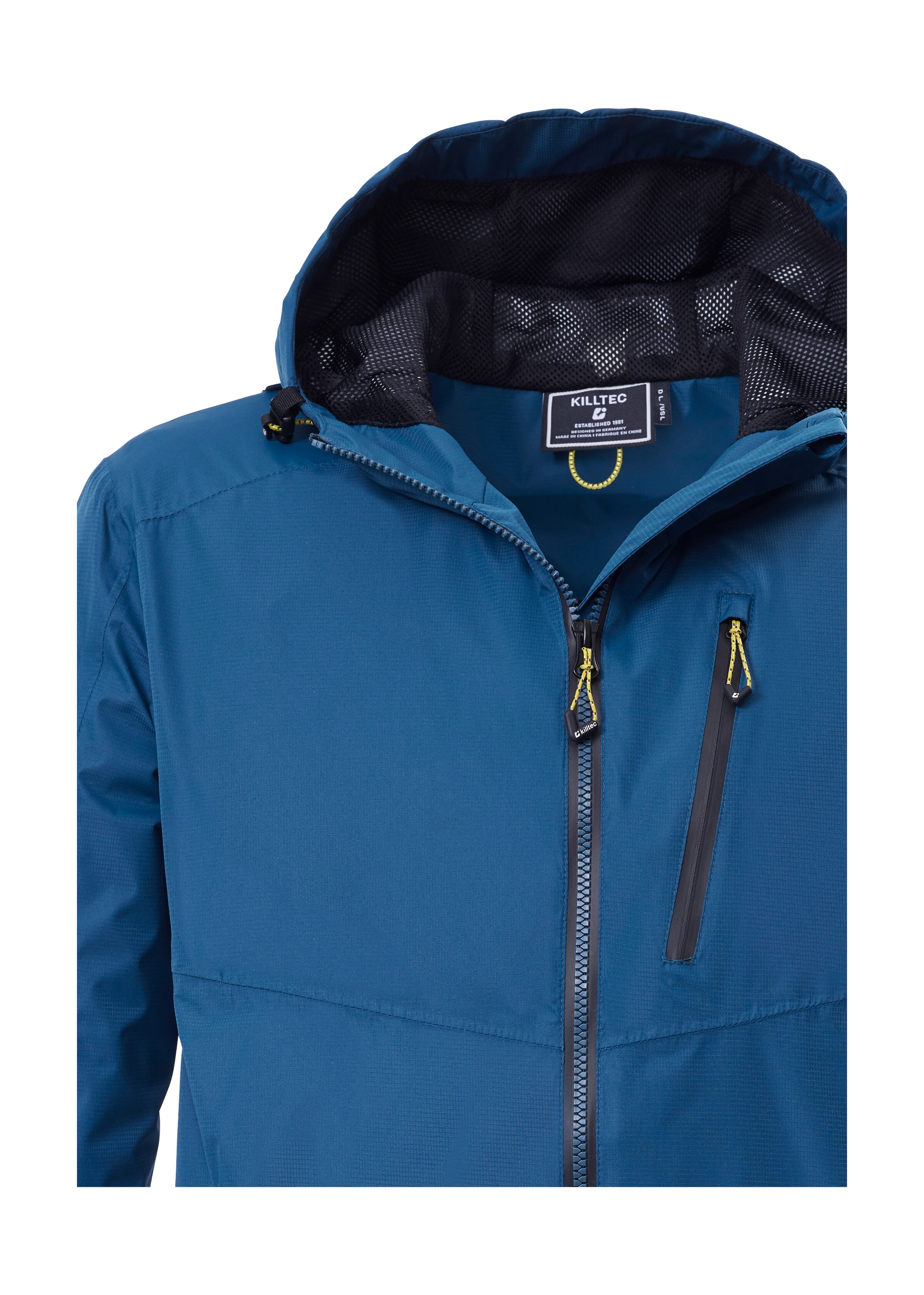 Killtec Funktionsjacke »KOS 41 MN JCKT« Wasserdichte, atmungsaktive Jacke mit verstellbarer Kapuze