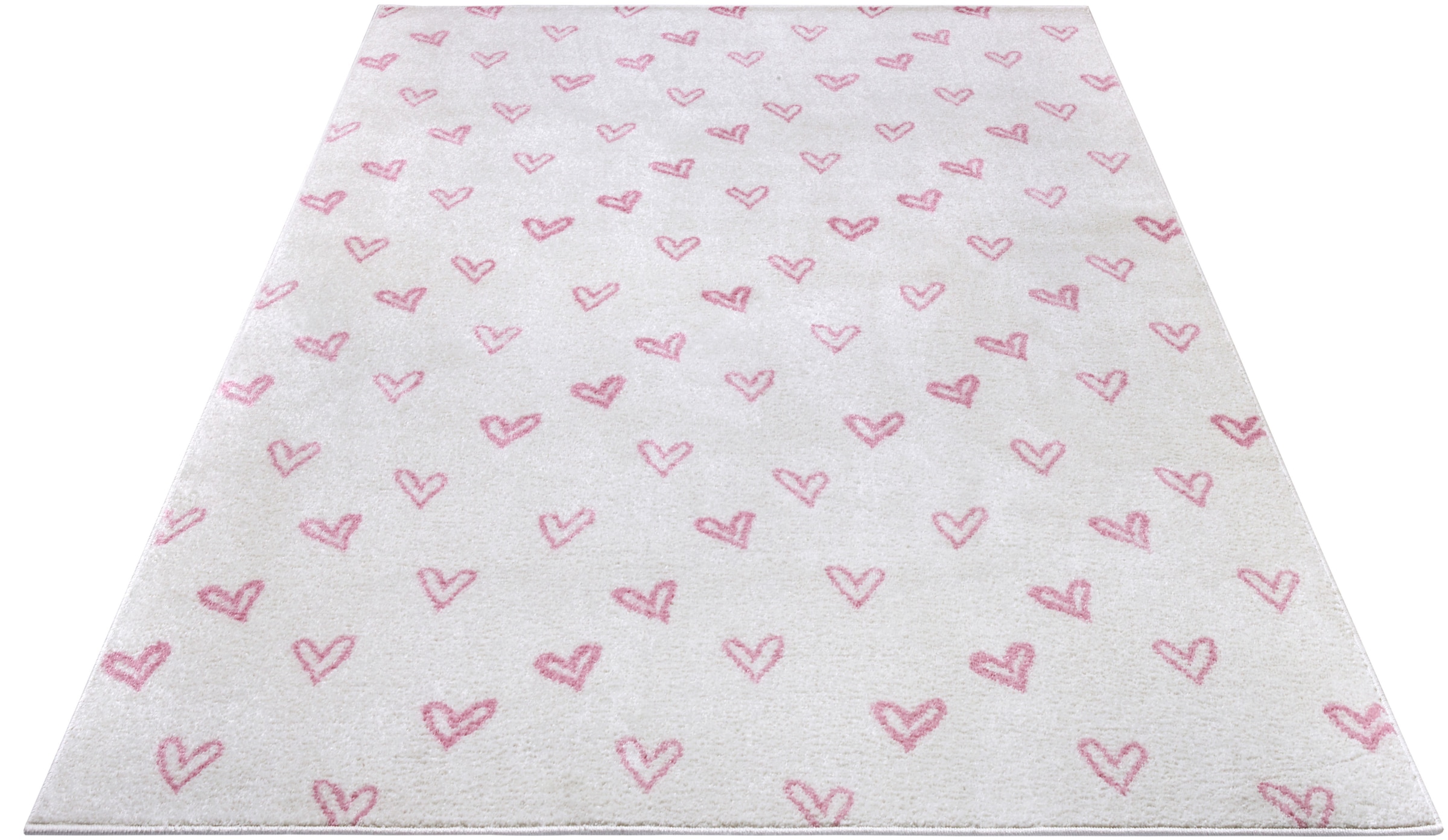 HANSE Home Kinderteppich »Adventures  Hearts« rechteckig 7 mm Höhe Spielteppich, fest, Kinderzimmer, Kurzflor, Spielunterlage