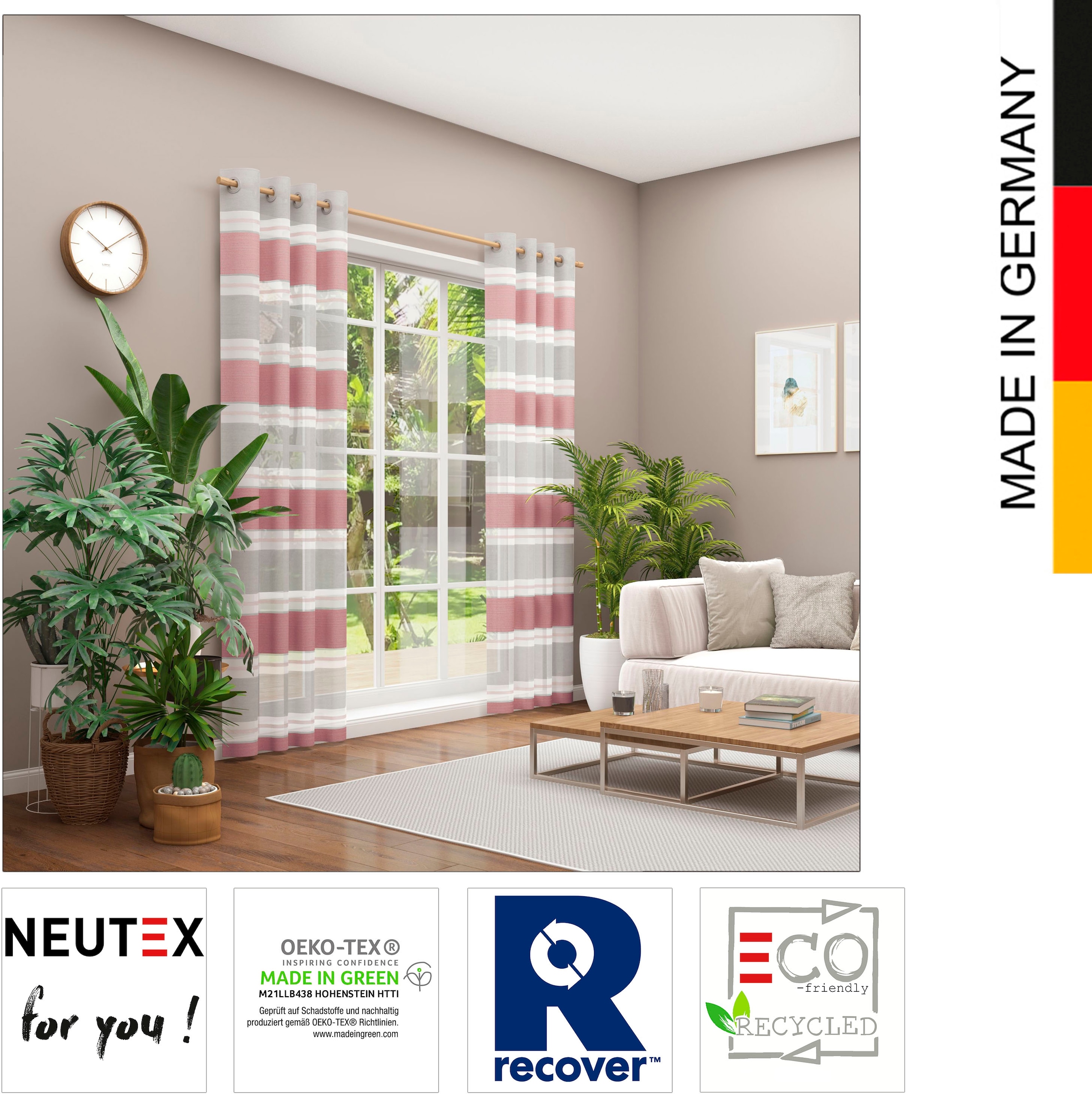 Neutex for you! Vorhang »Valeska Eco«, (1 St.), Nachhaltig | Fertiggardinen