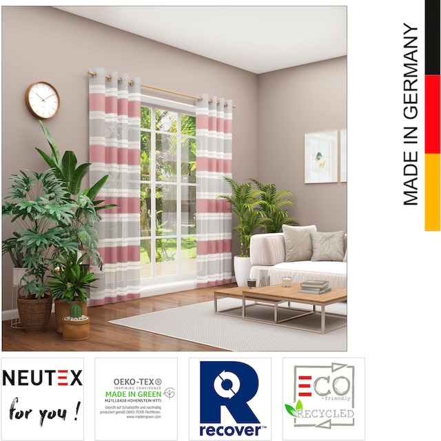 Neutex for you! Vorhang »Valeska Eco«, (1 St.), Nachhaltig