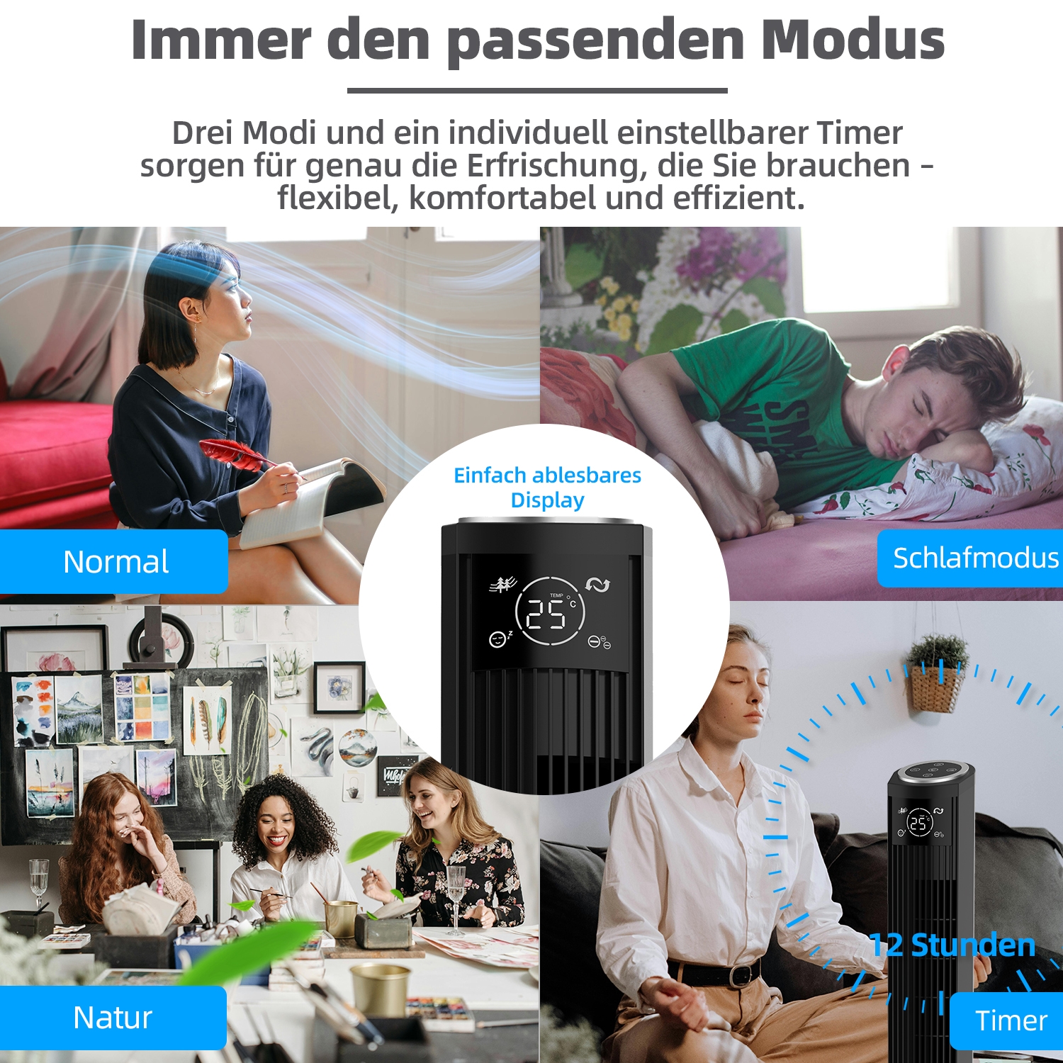 be cool Turmventilator »BC121TU2202F«