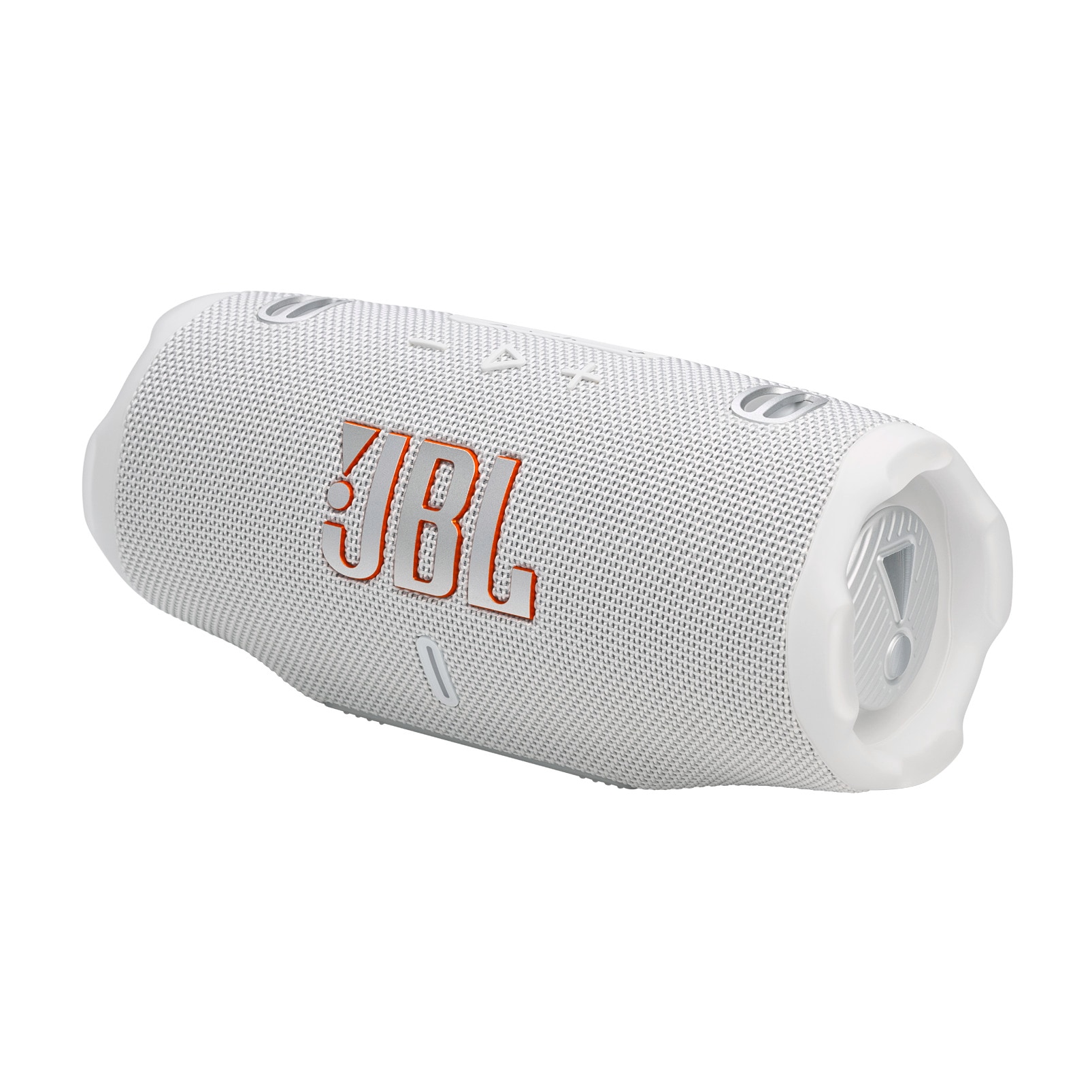 JBL, Bluetooth-Lautsprecher »CHARGE 6« (Bluetooth Lautstärkeregelung 45 W) wasserdicht und stoßfest, Powerbank-Funktion mit USB-C, Weiß, Robuster 