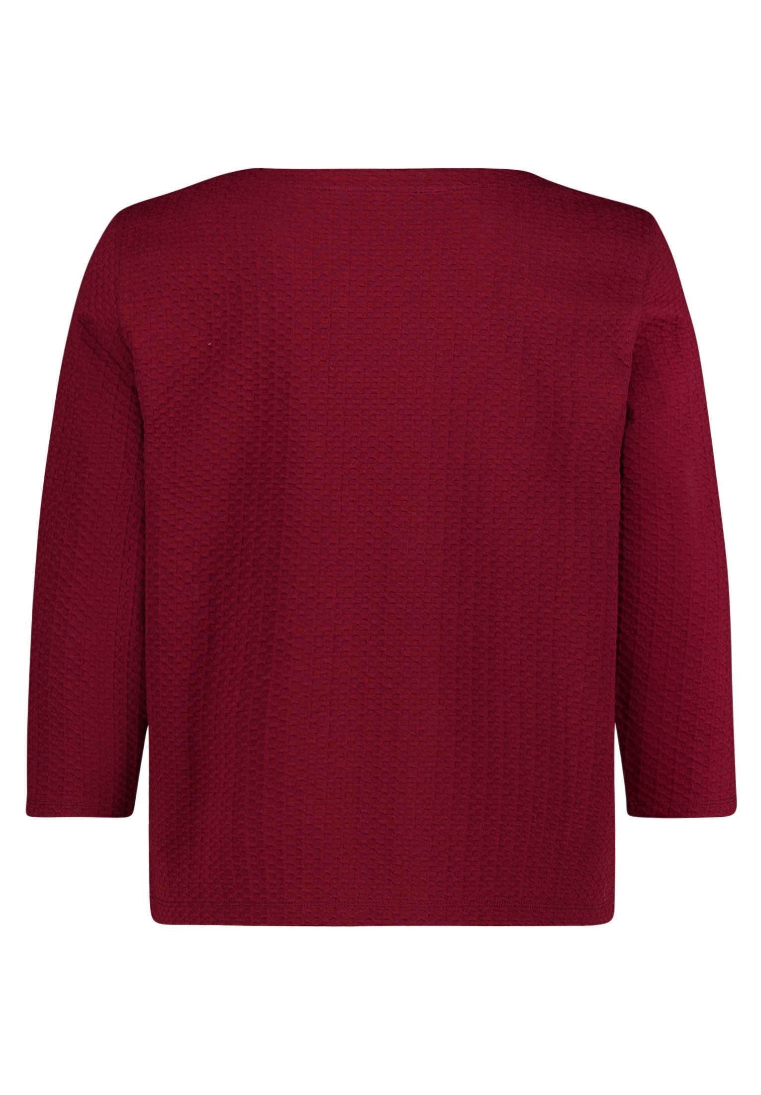 Betty&Co Rundhalsshirt »Casual-Shirt mit Struktur«