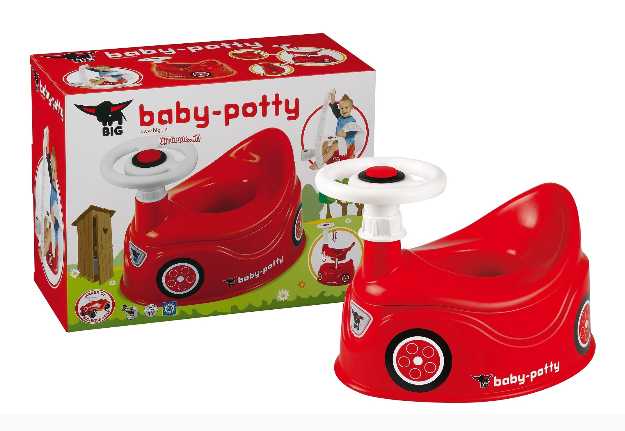 BIG Töpfchen »BIG-Baby-Potty«, Made in mit Jahren Germany online | kaufen XXL 3 Garantie