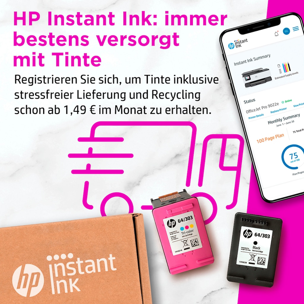 HP Multifunktionsdrucker »OfficeJet Pro 9022e«