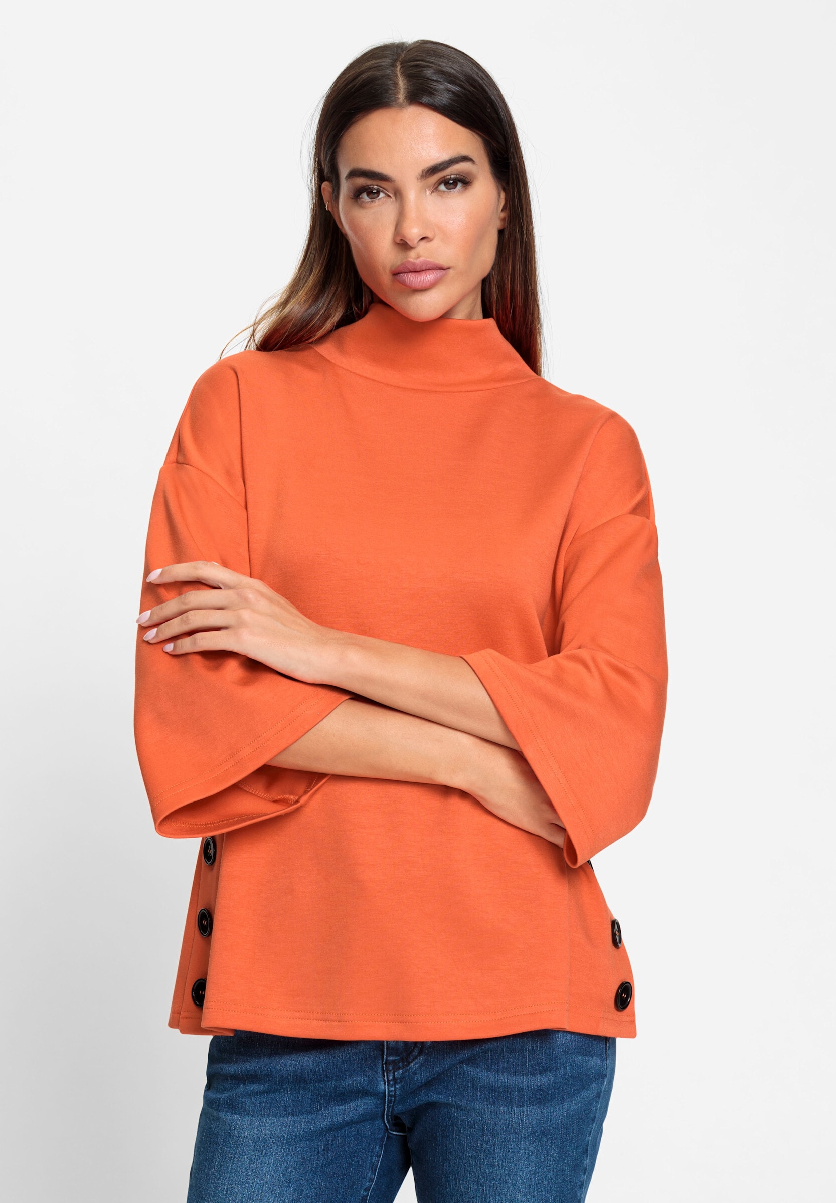 heine Trainingsshirt »Shirt Sweatshirt in Oversize-Form«
