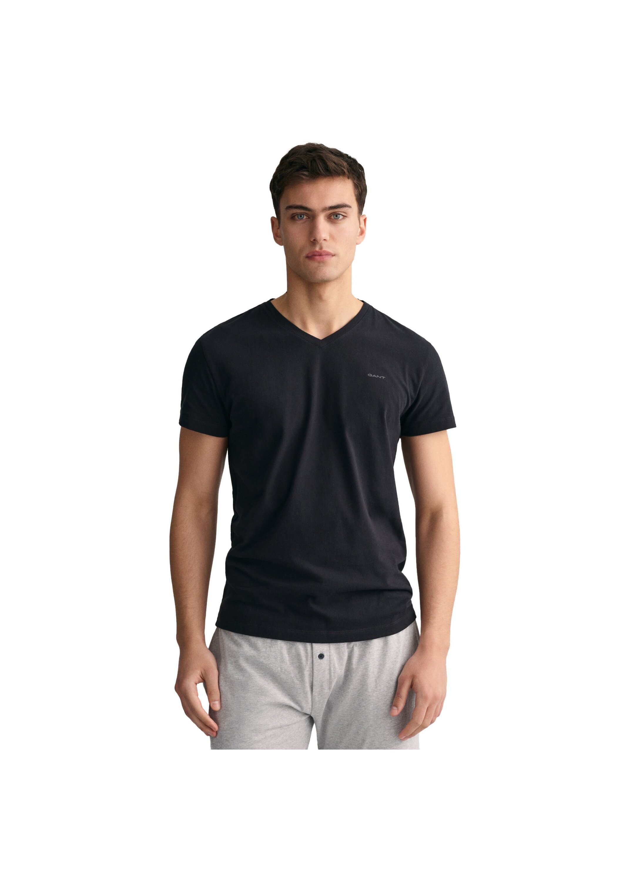 Gant T-Shirt »T-Shirt V-NECK T-SHIRT 2-PACK 2er Pack«