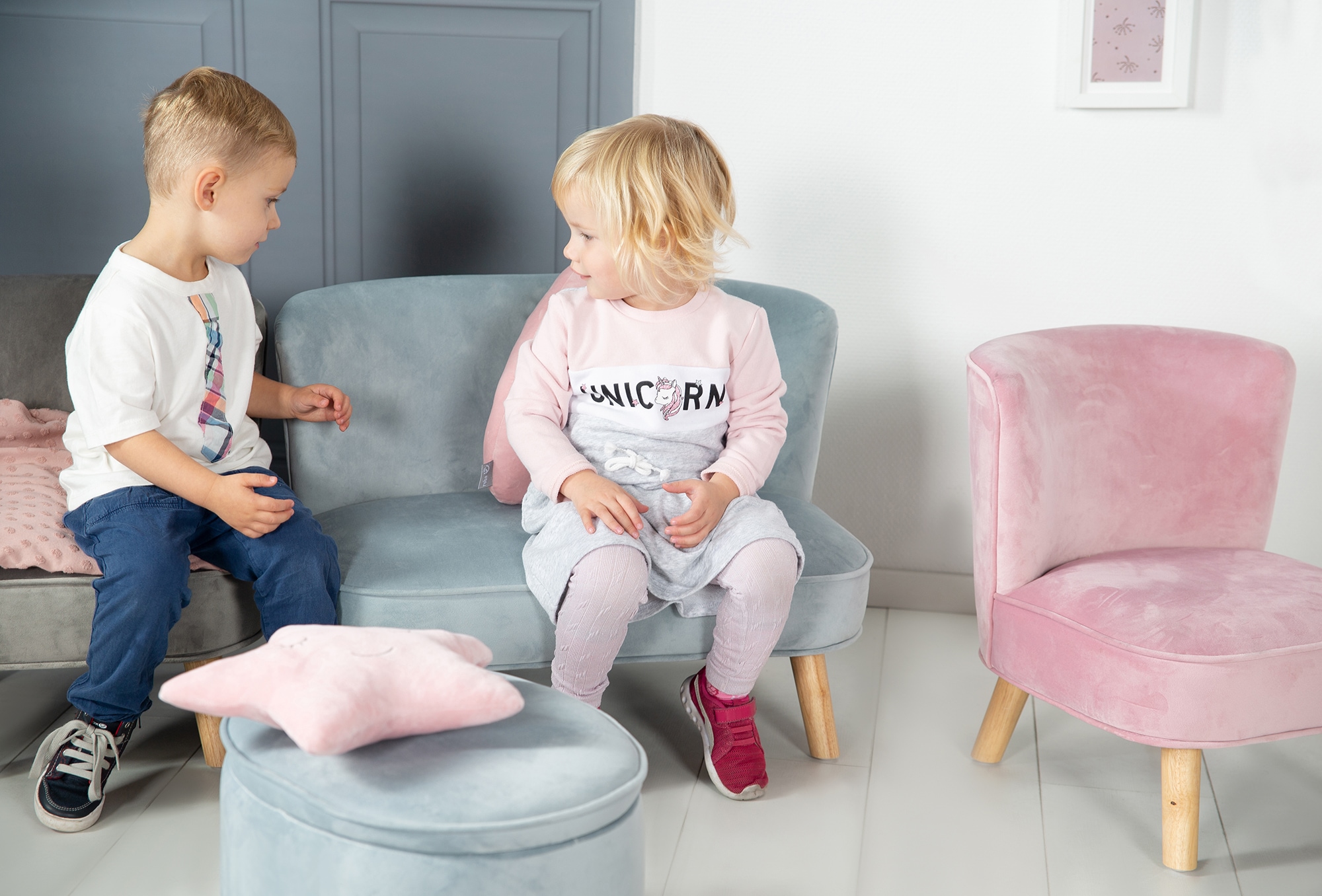 roba® Kindersofa Sofa«, »Lil bei Holzfüßen mit ♕