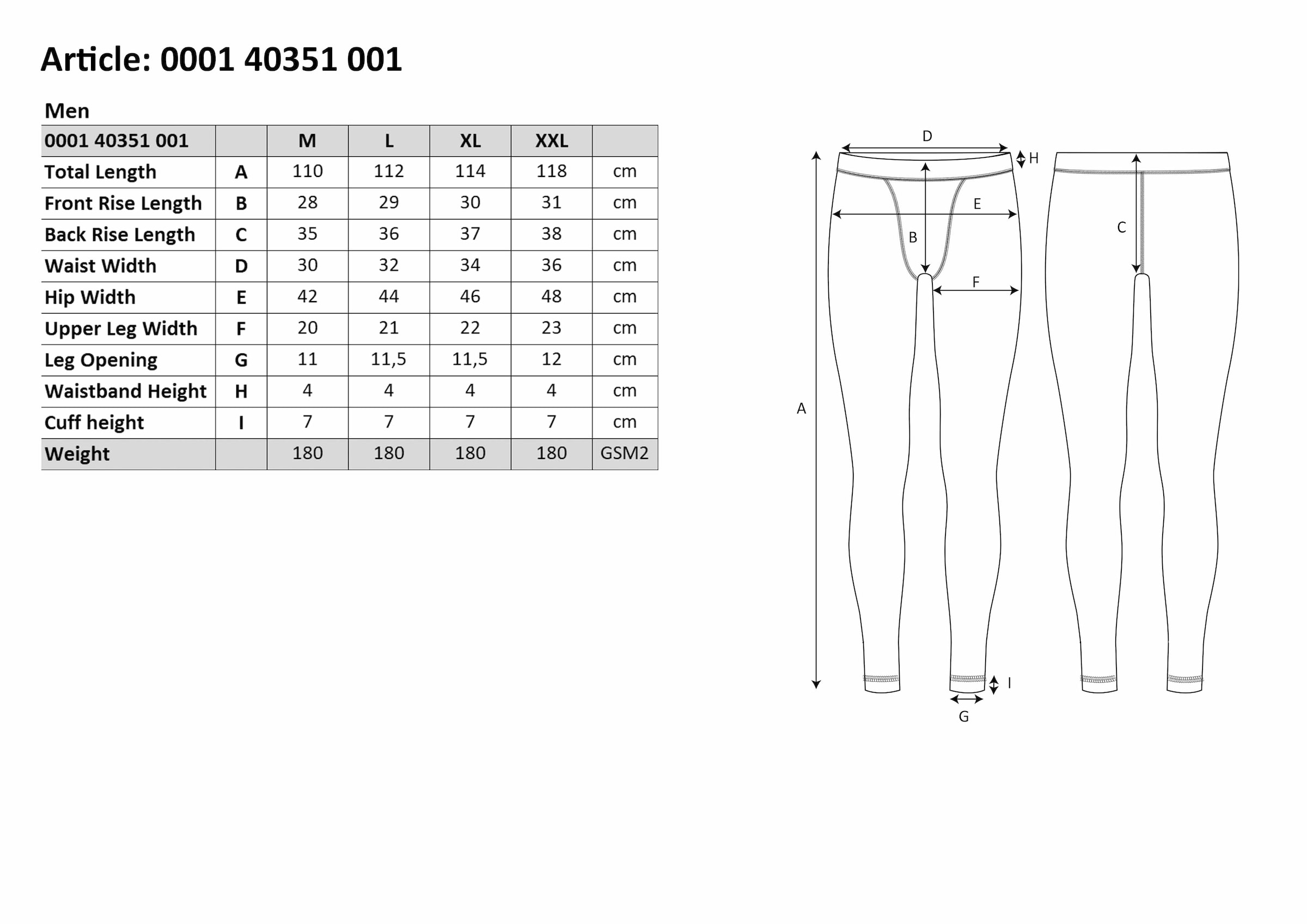 Heatkeeper Thermounterhose, Thermohose für Herren