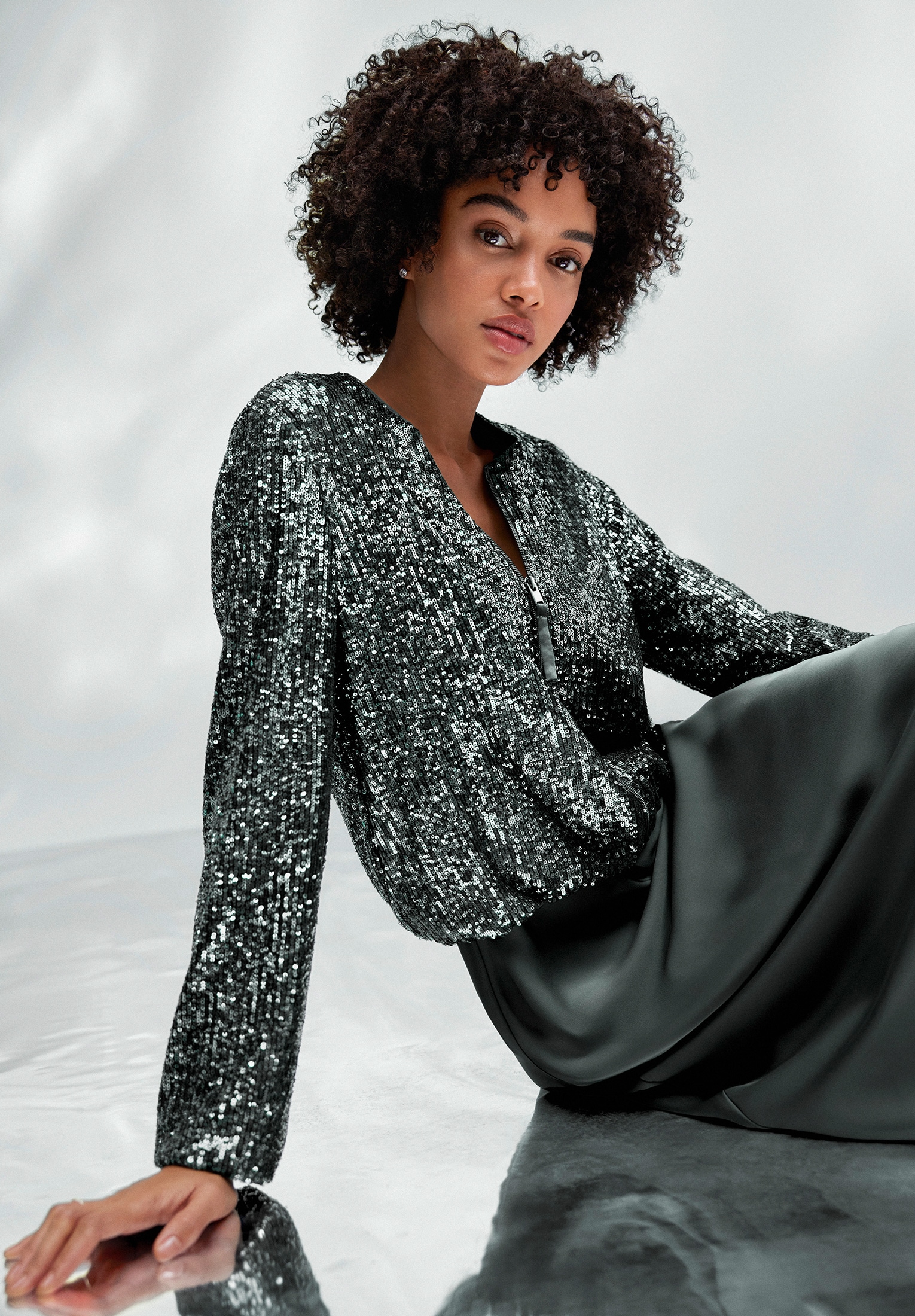 Vera Mont Blouson »Blouson mit Pailletten«