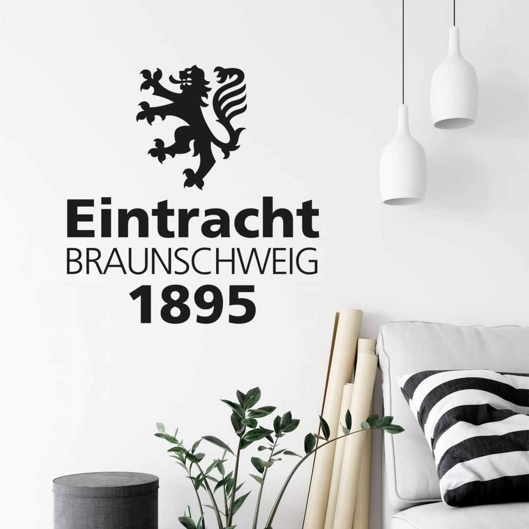 Wall-Art Wandtattoo »Eintracht Braunschweig Löwe«, (1 St.), selbstklebend, entfernbar
