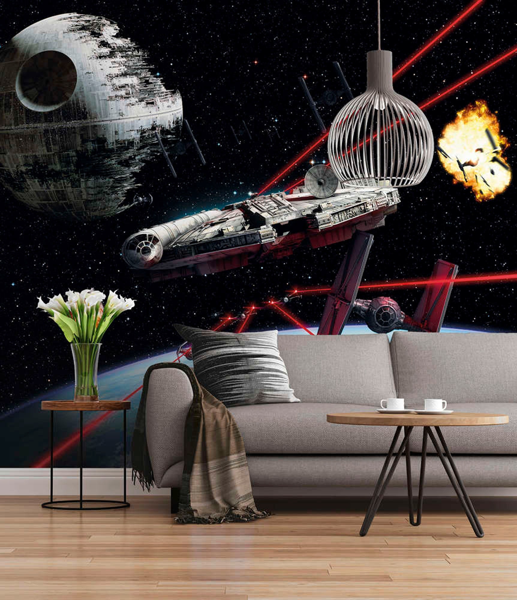 Komar Fototapete »Star Wars Millennium Falcon«, 368x254 cm (Breite x Höhe)  online kaufen | mit 3 Jahren XXL Garantie