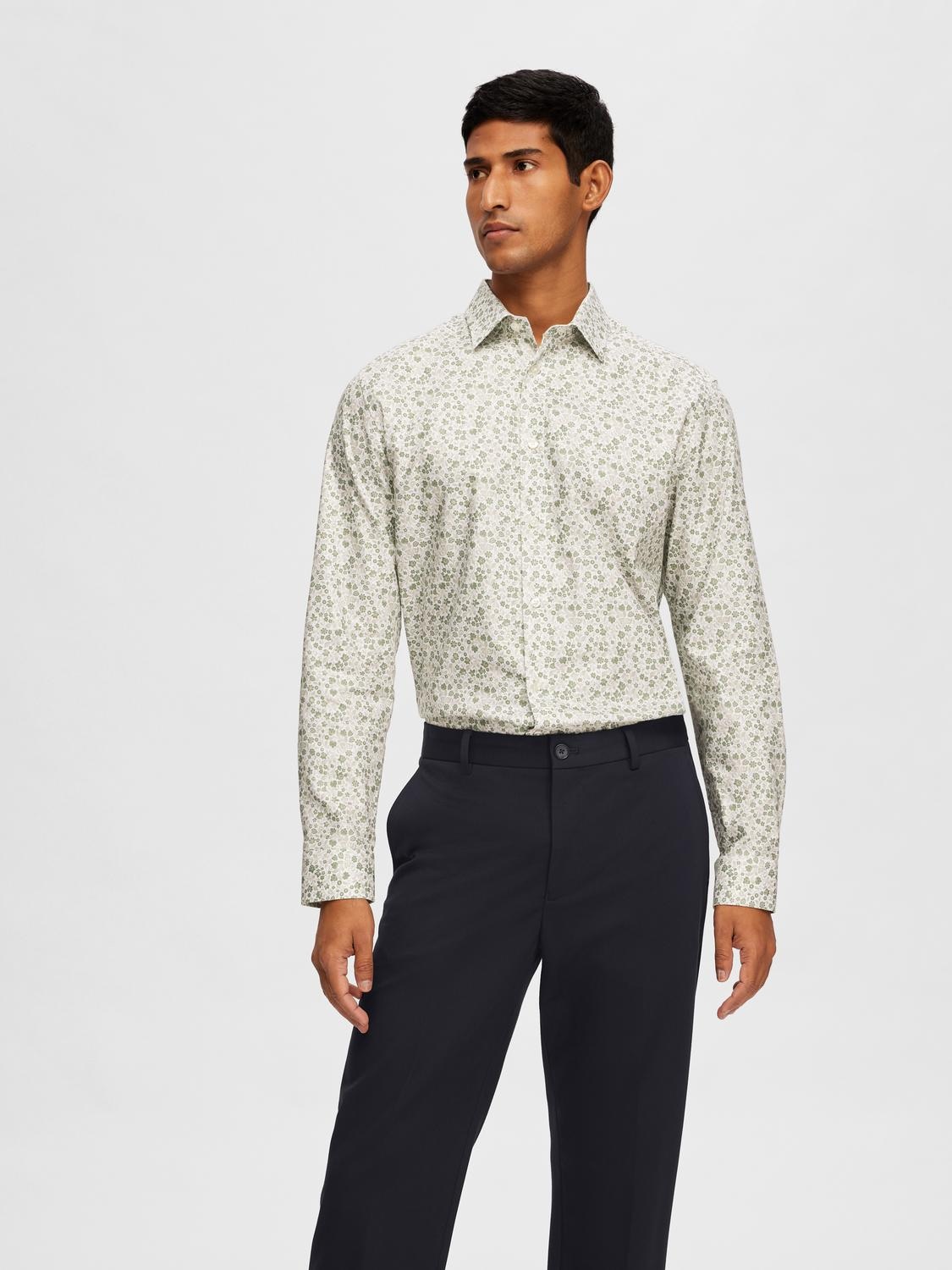 SELECTED HOMME Langarmhemd »SLHSLIMSOHO-ETHAN AOP SHIRT LS NOOS«