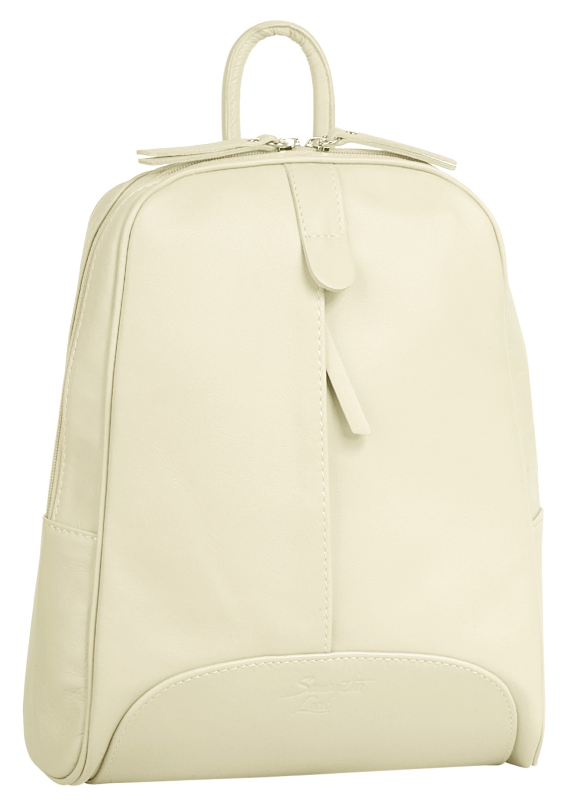 Samantha Look Cityrucksack, echt Leder, Made in Italy