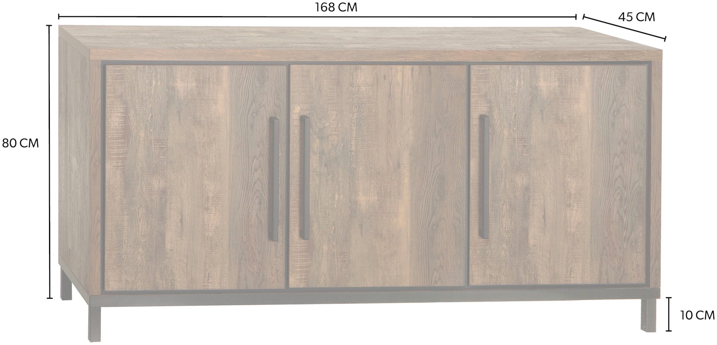 OMG Design Sideboard »Vasto«, mit Soft-Close, in zwei Breiten