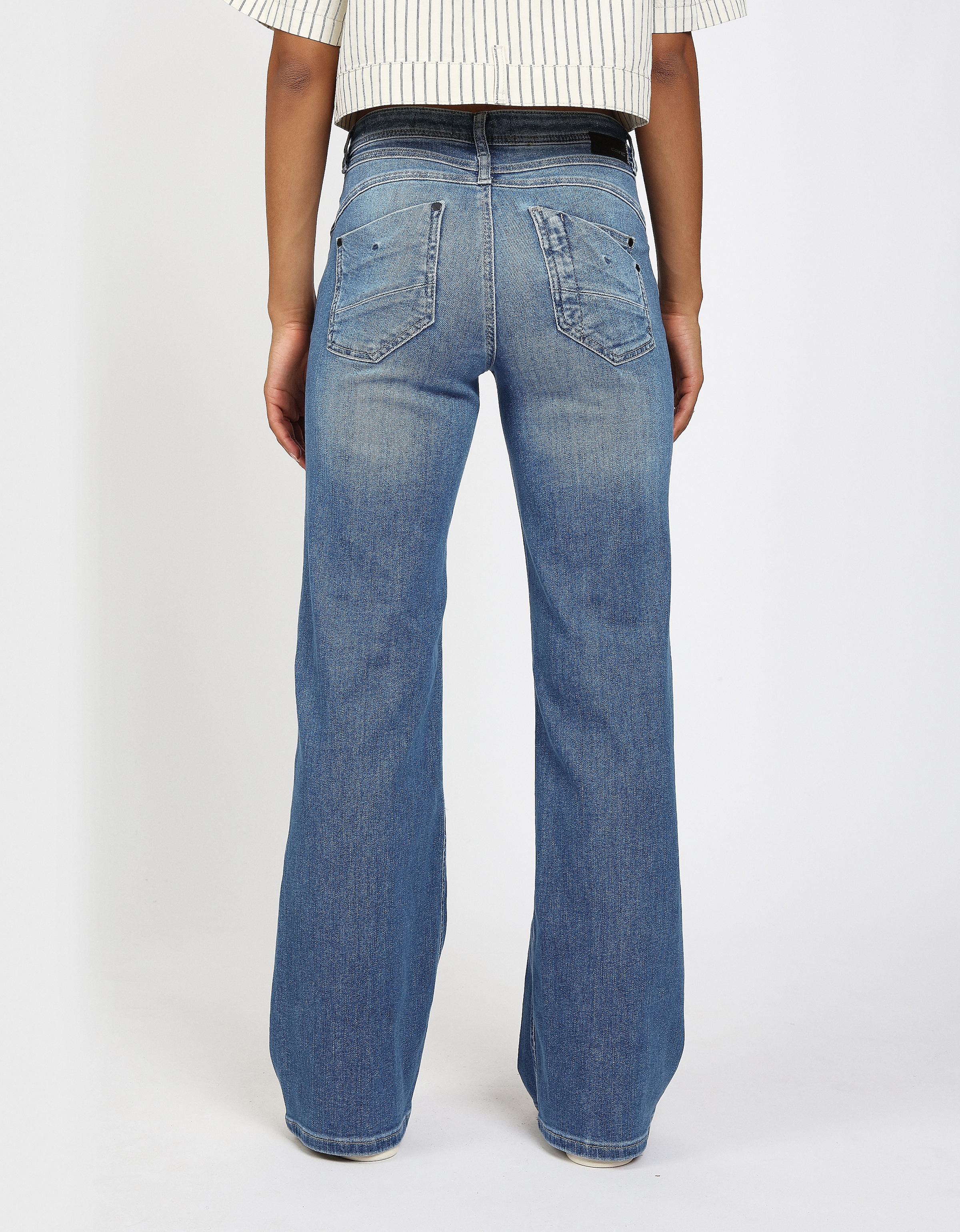 GANG 5-Pocket-Jeans »94AMELIE WIDE LONG«, Long = 4 cm länger