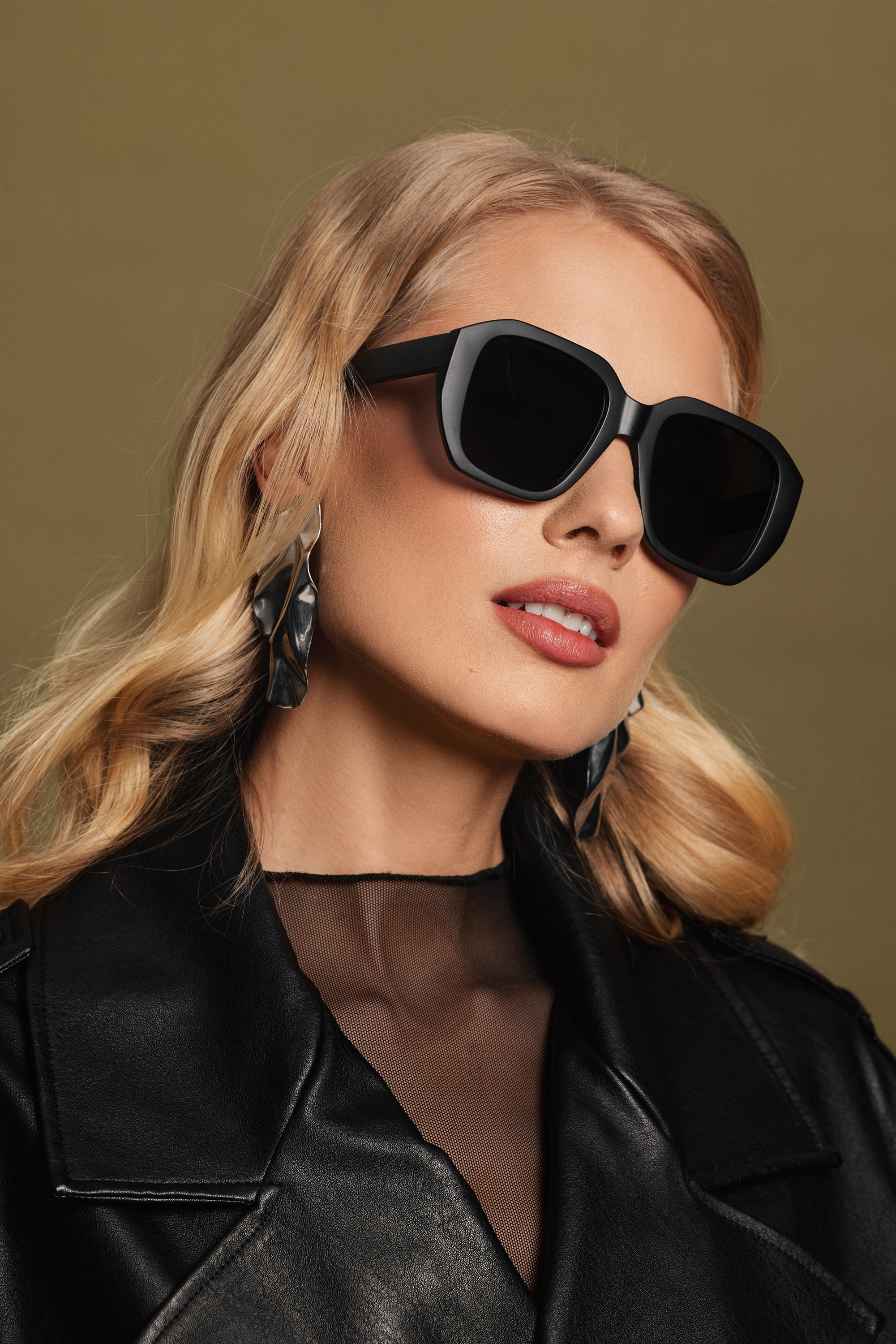 MARC LAUDER Sonnenbrille »LA02-01« 3: dunkles Glas, starke Sonneneinstrahlung