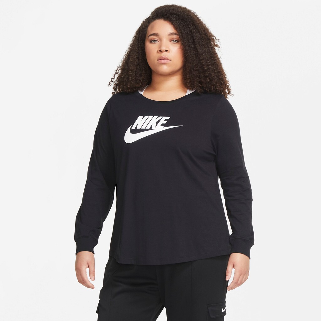 Nike Sportswear Langarmshirt »Essential Women's T-Shirt (Plus Size)«